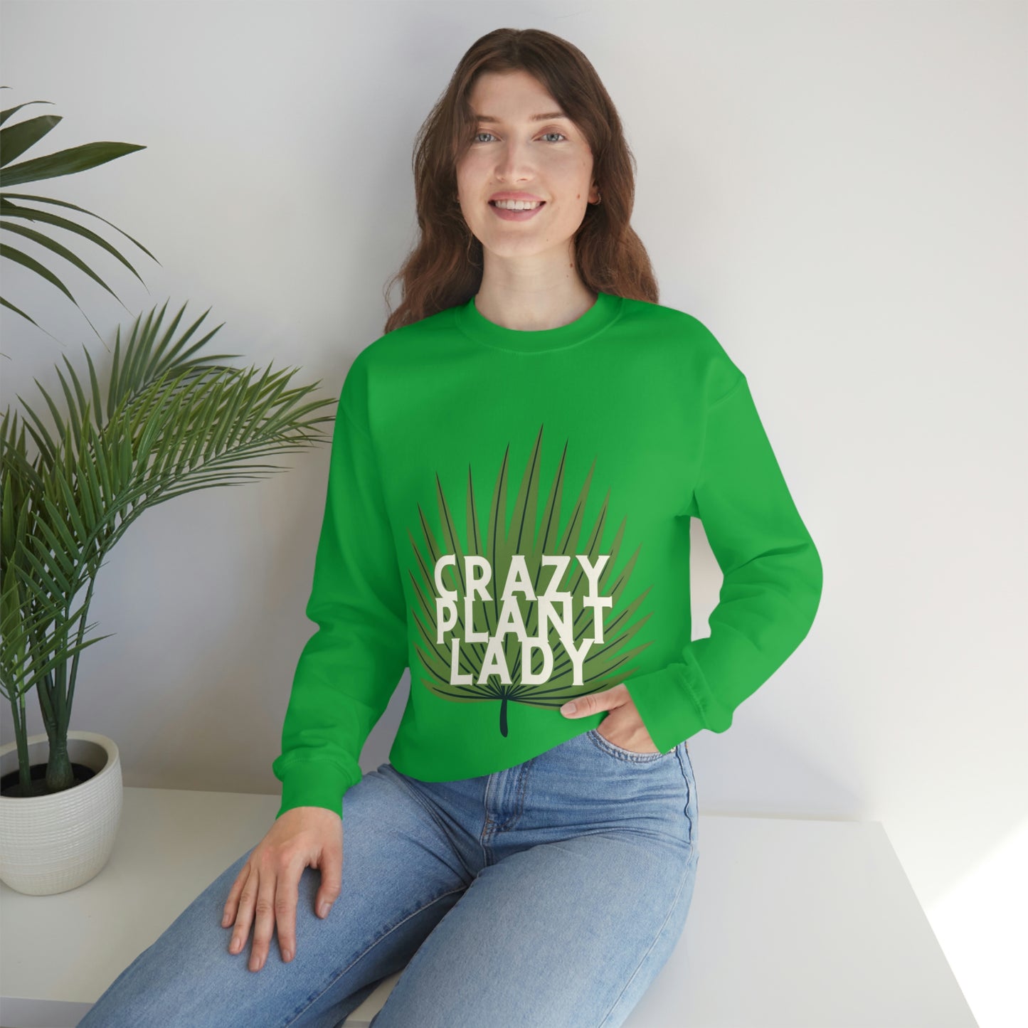 Crazy Plant Lady Unisex Crewneck