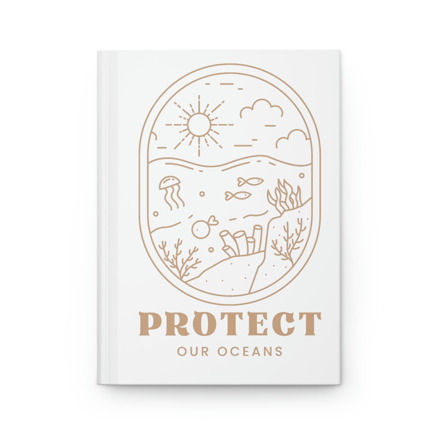 Protect Our Oceans Hardcover Matte Journal