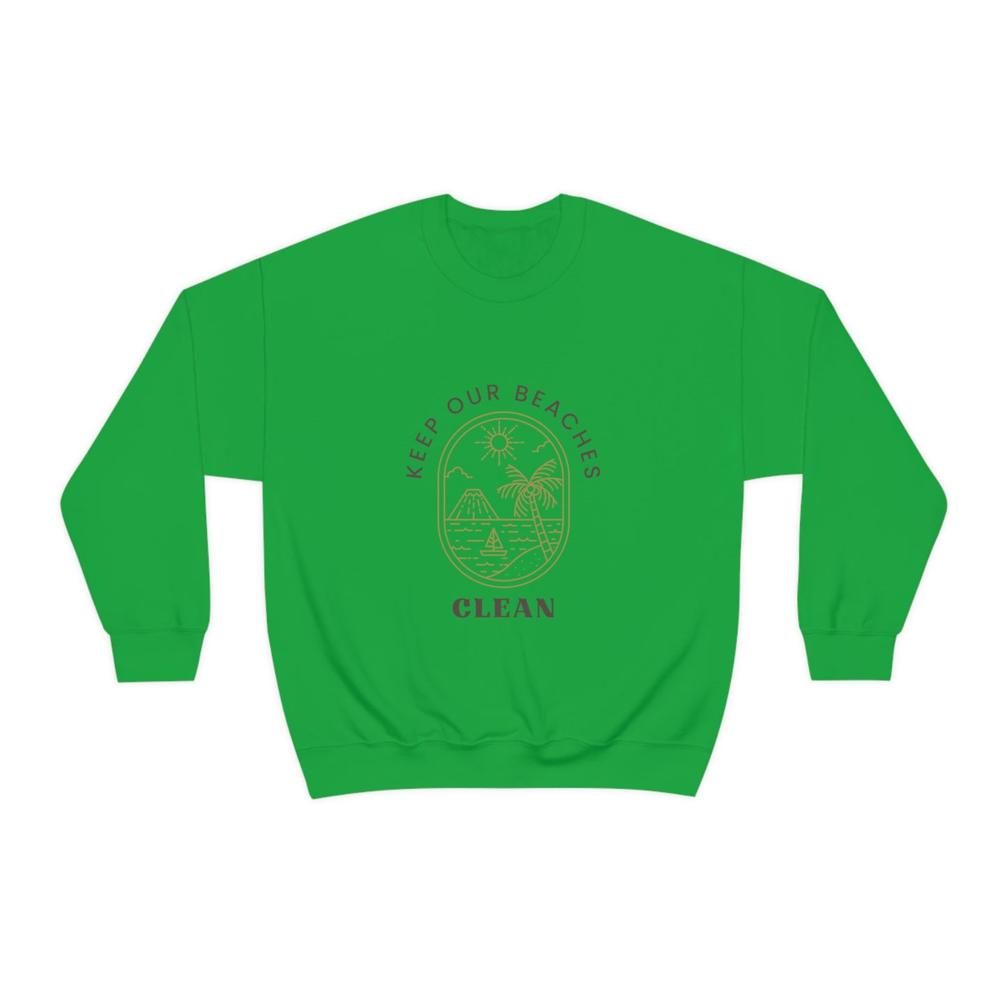 Clean Beaches Unisex Crewneck