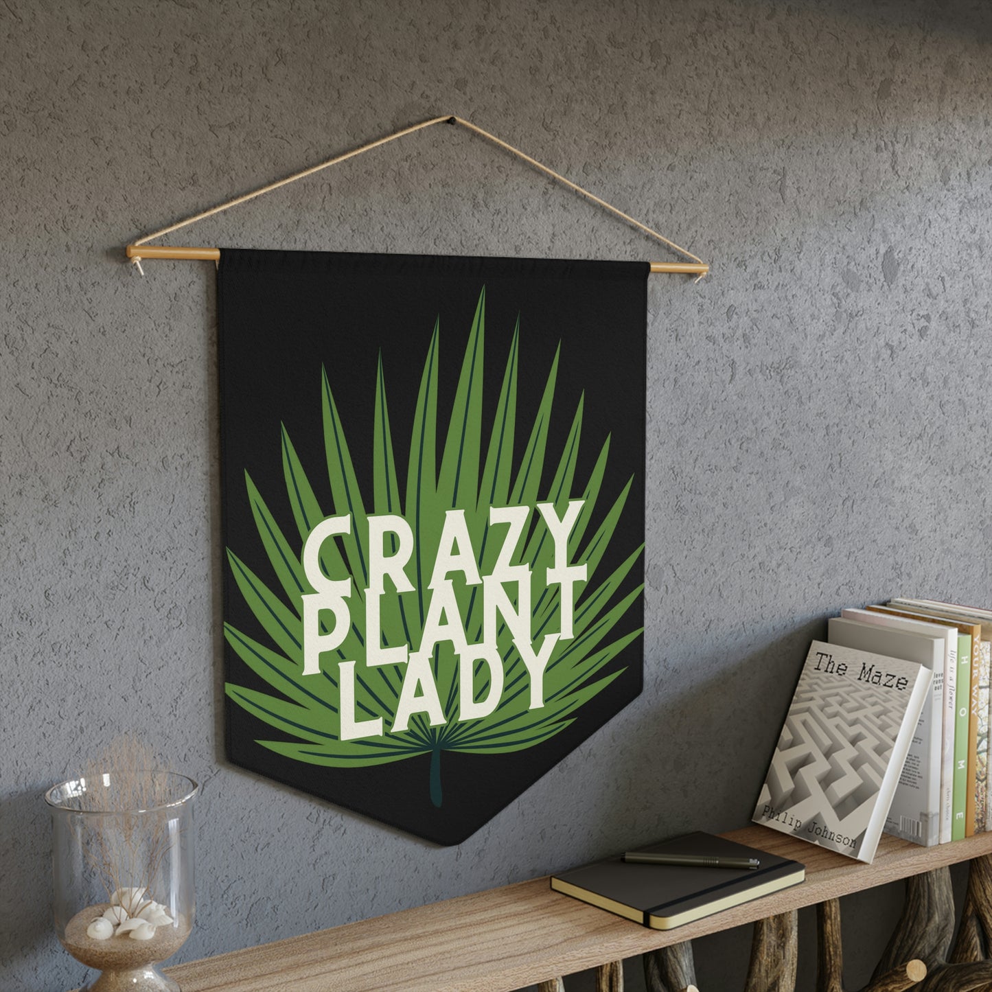 Crazy Plant Lady Pennant