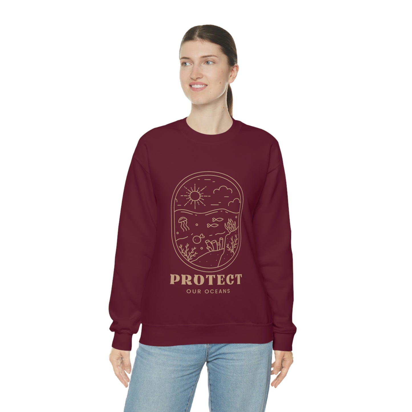 Protect Our Oceans Unisex Crewneck