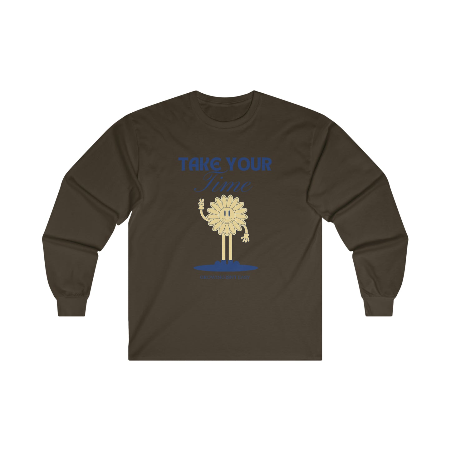 Growing Isn't Easy Cotton Long Sleeve