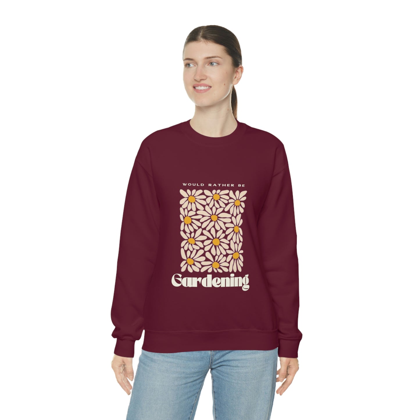 Would Rather Be Gardening Unisex Crewneck