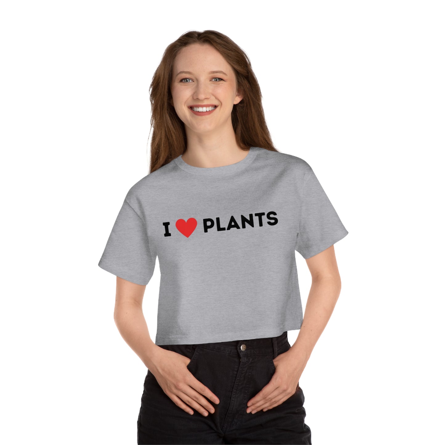 Love Plants Champion Cropped T-Shirt