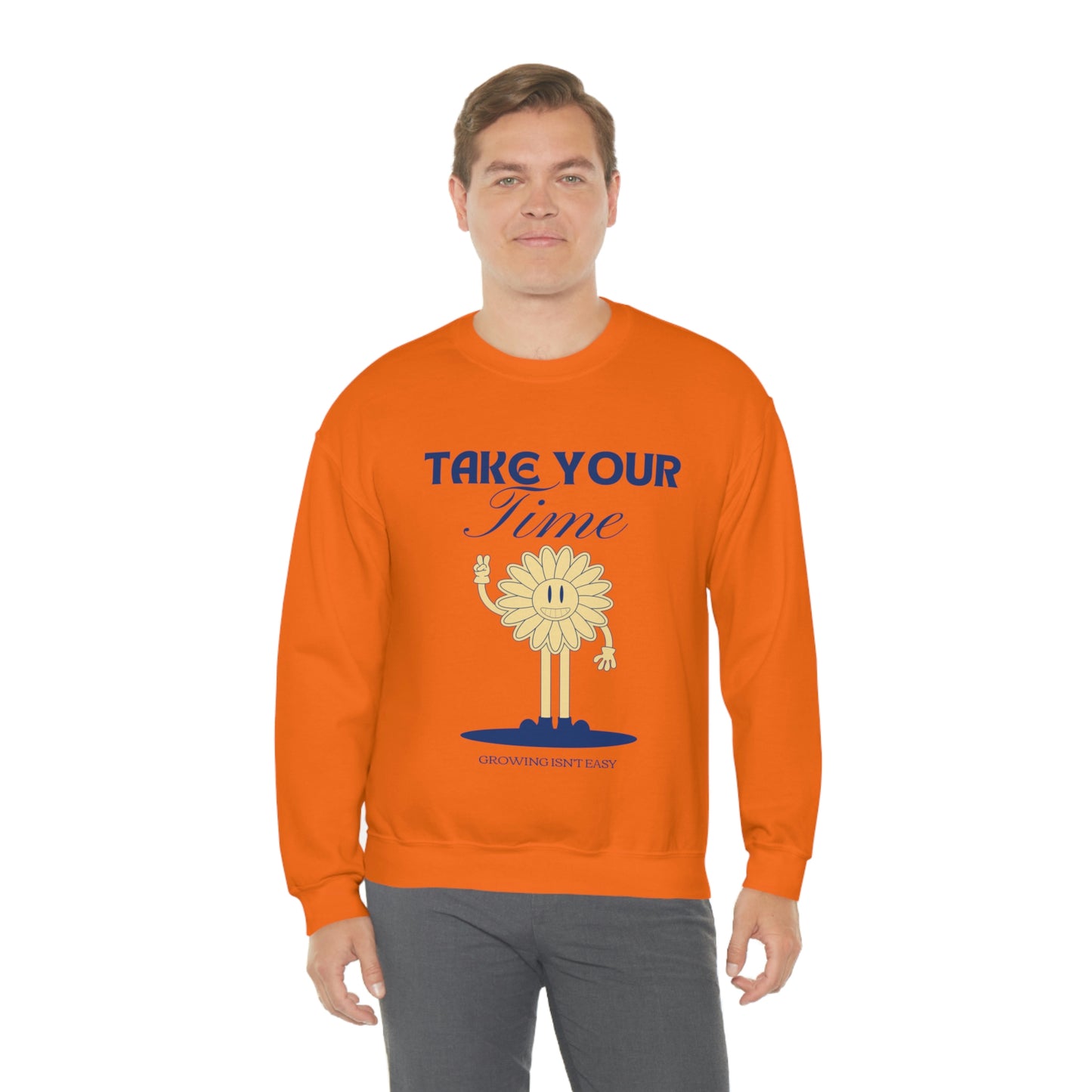Growing Isn't Easy Unisex Crewneck