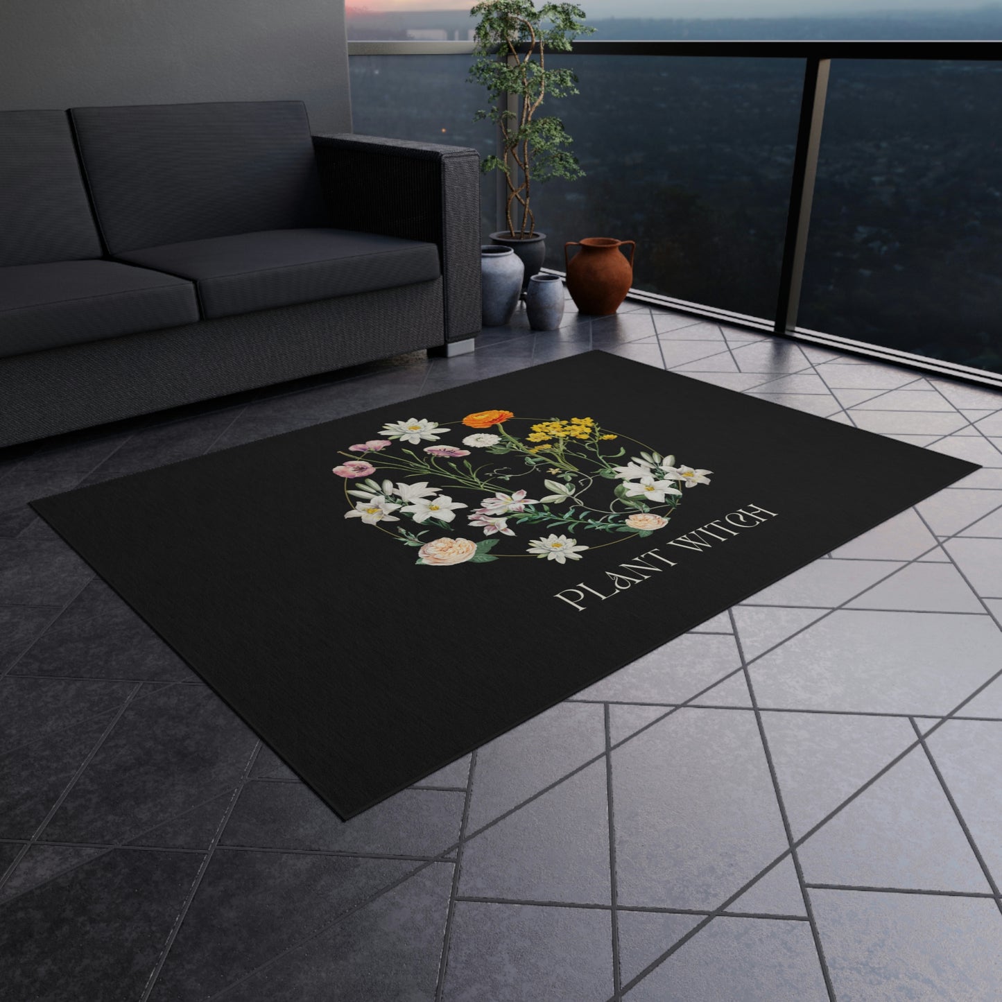 Plant Witch Outdoor Rug