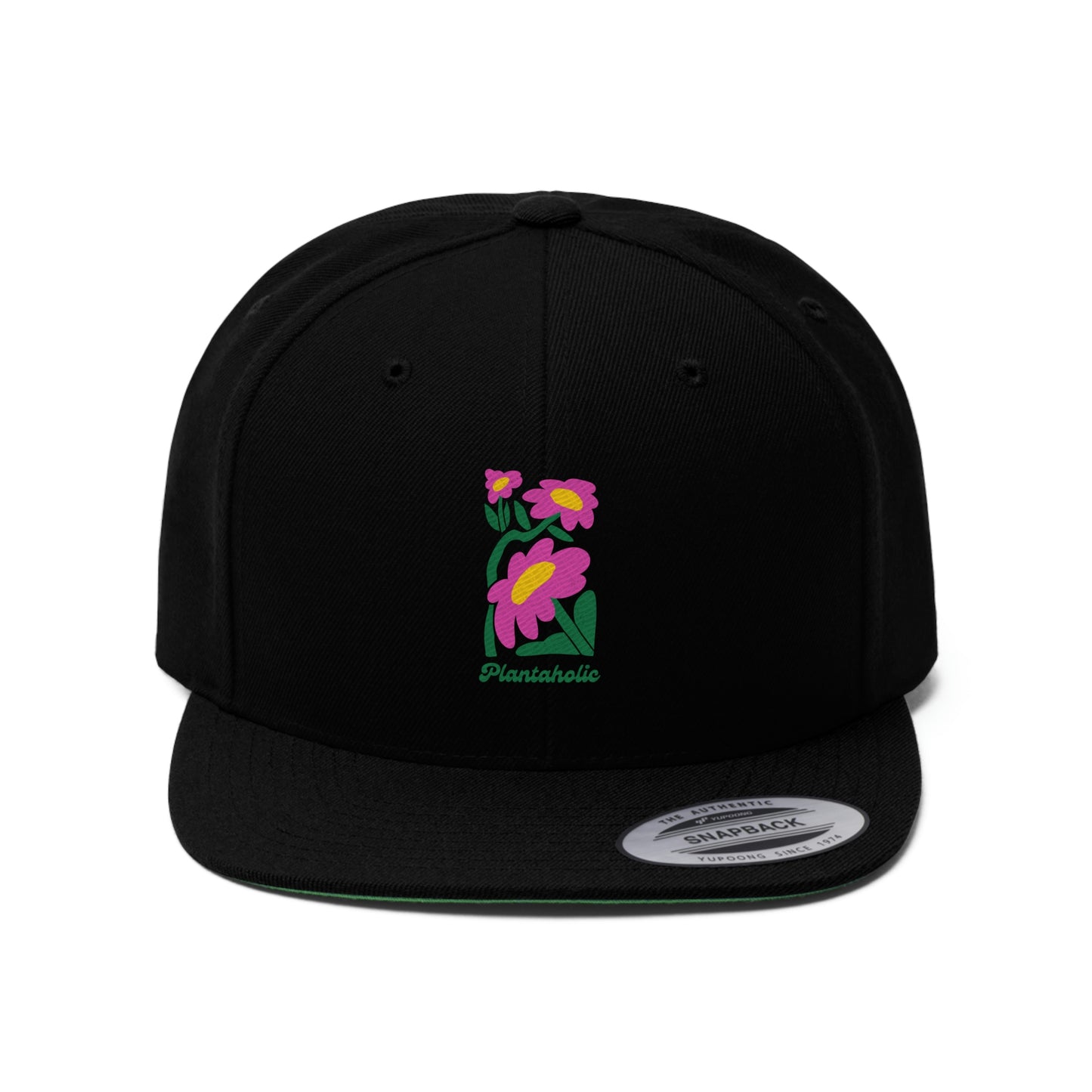 Plantaholic Unisex Flat Bill Hat