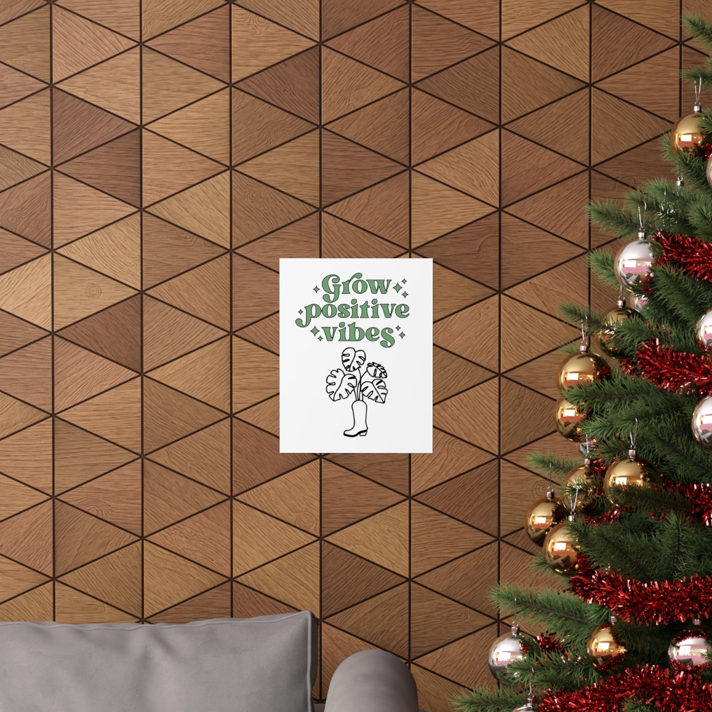 Grow Positive Matte Vertical Posters