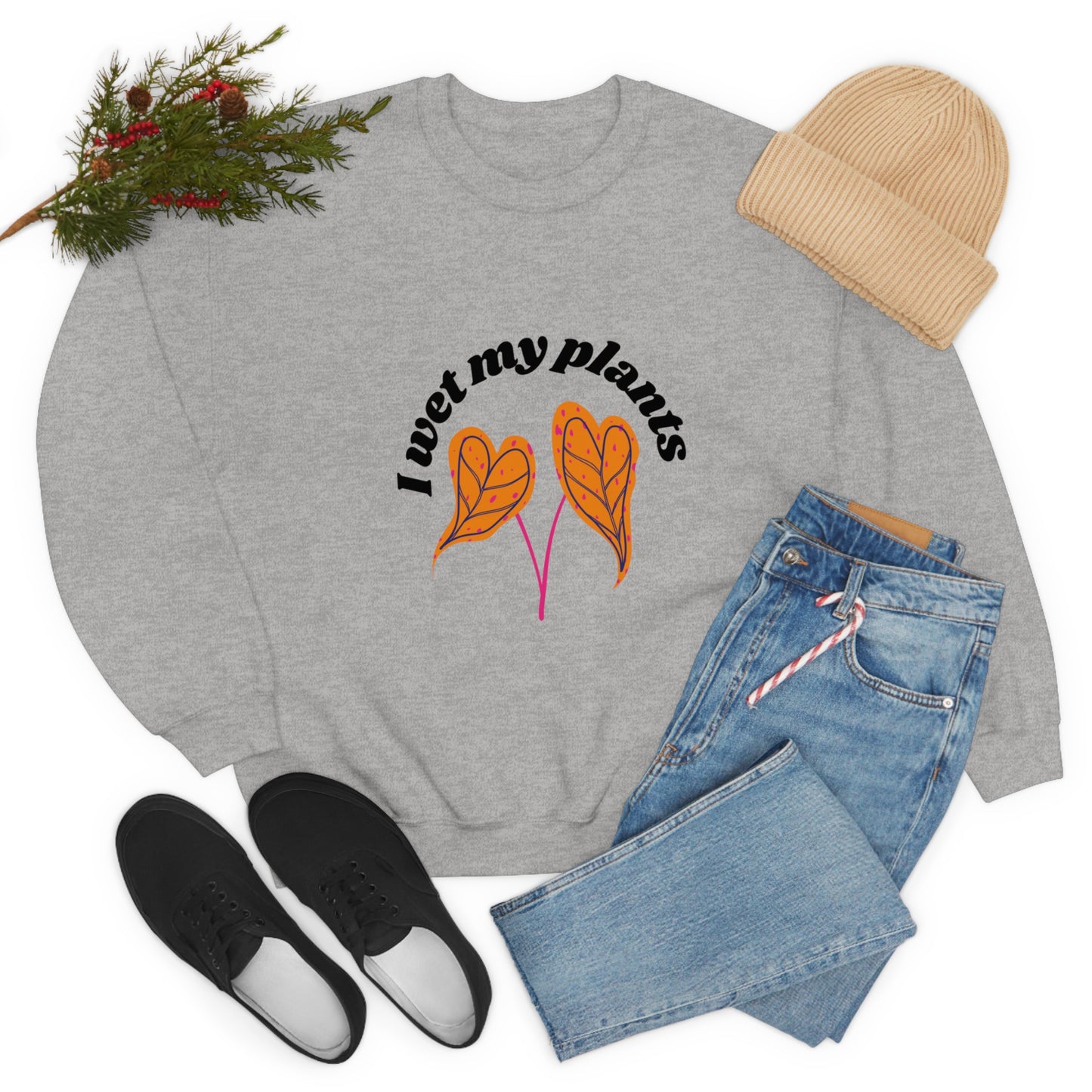 I Wet My Plants Unisex Crewneck