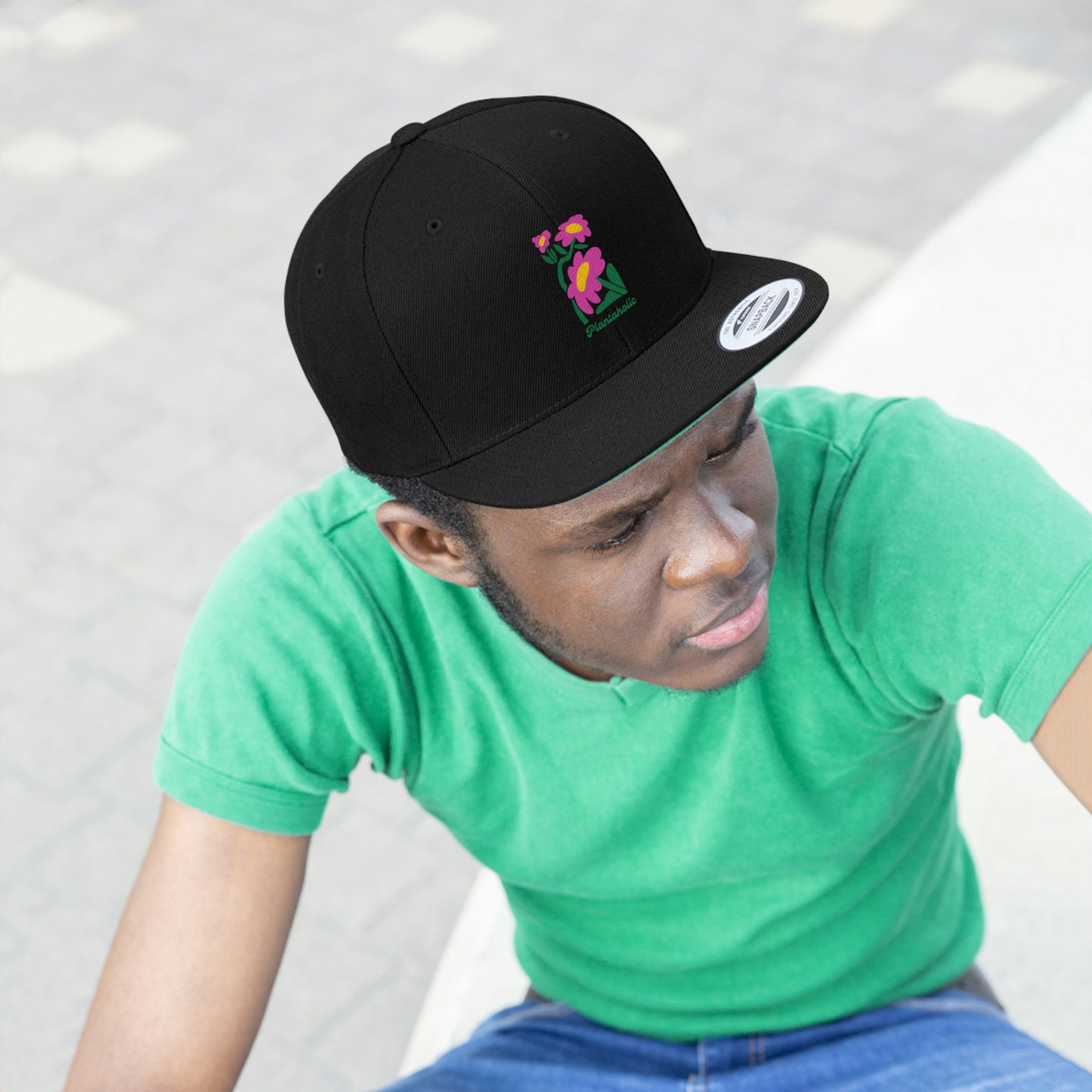 Plantaholic Unisex Flat Bill Hat