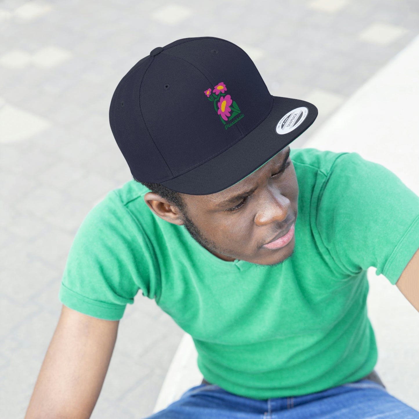 Plantaholic Unisex Flat Bill Hat