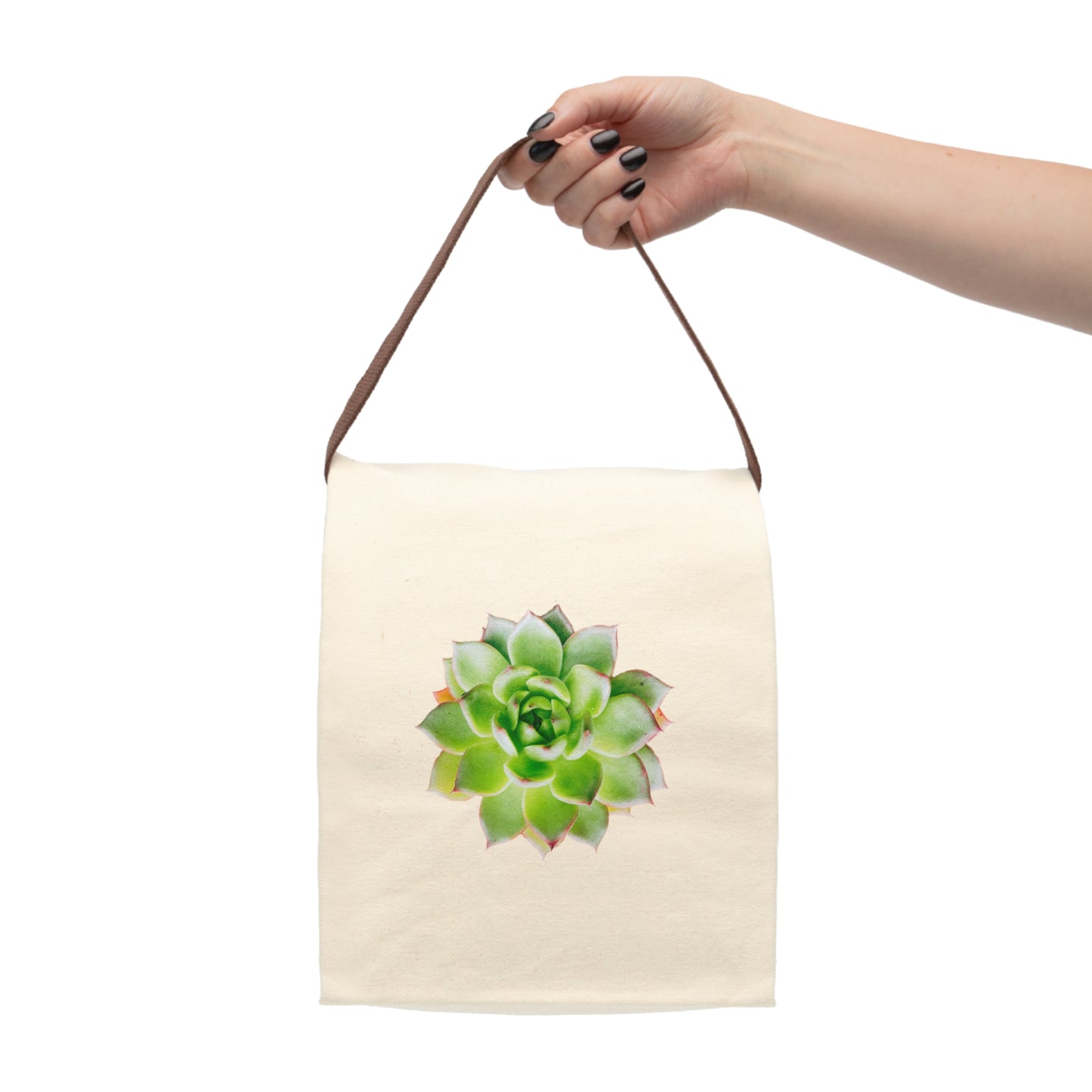 Echeveria Canvas Lunch Bag