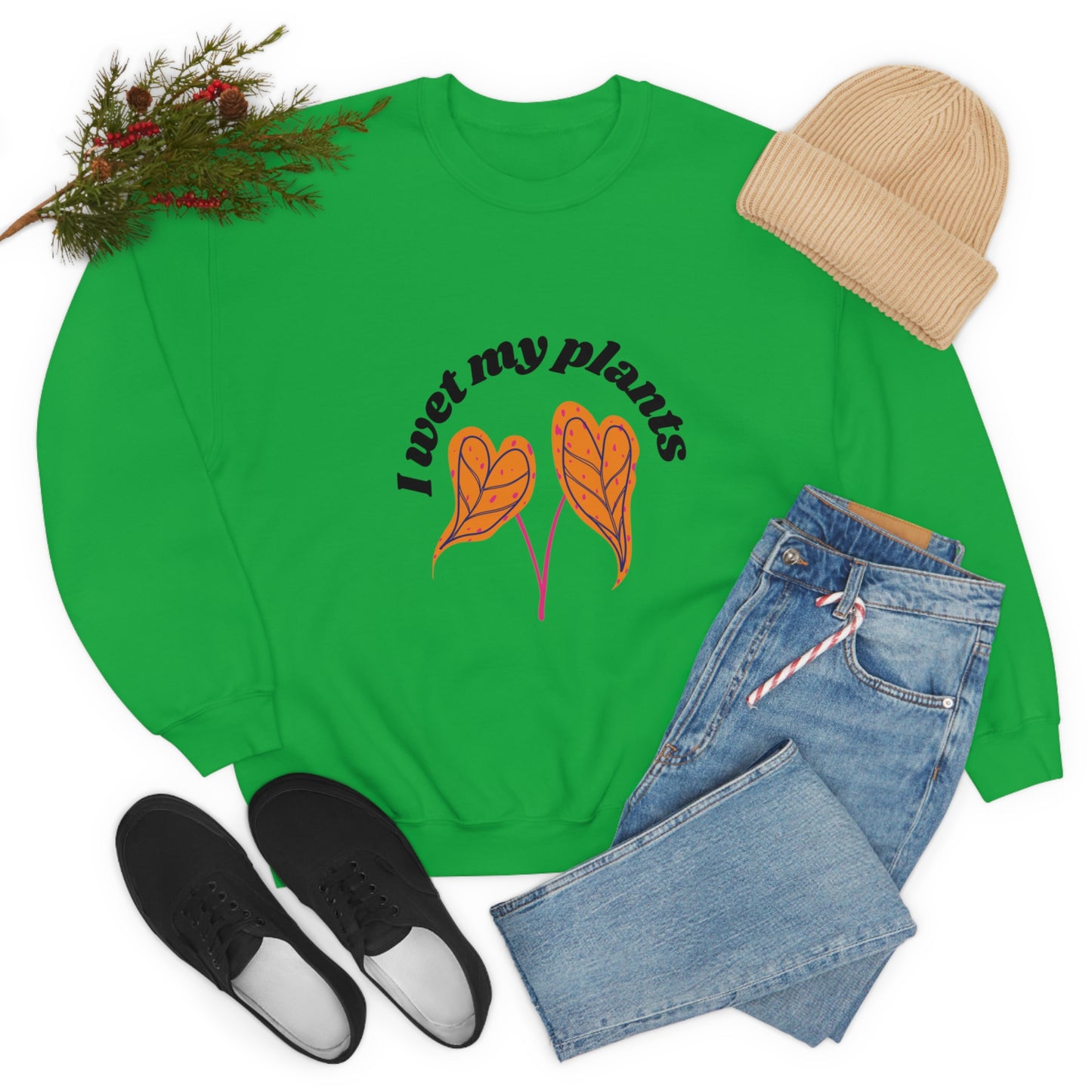 I Wet My Plants Unisex Crewneck