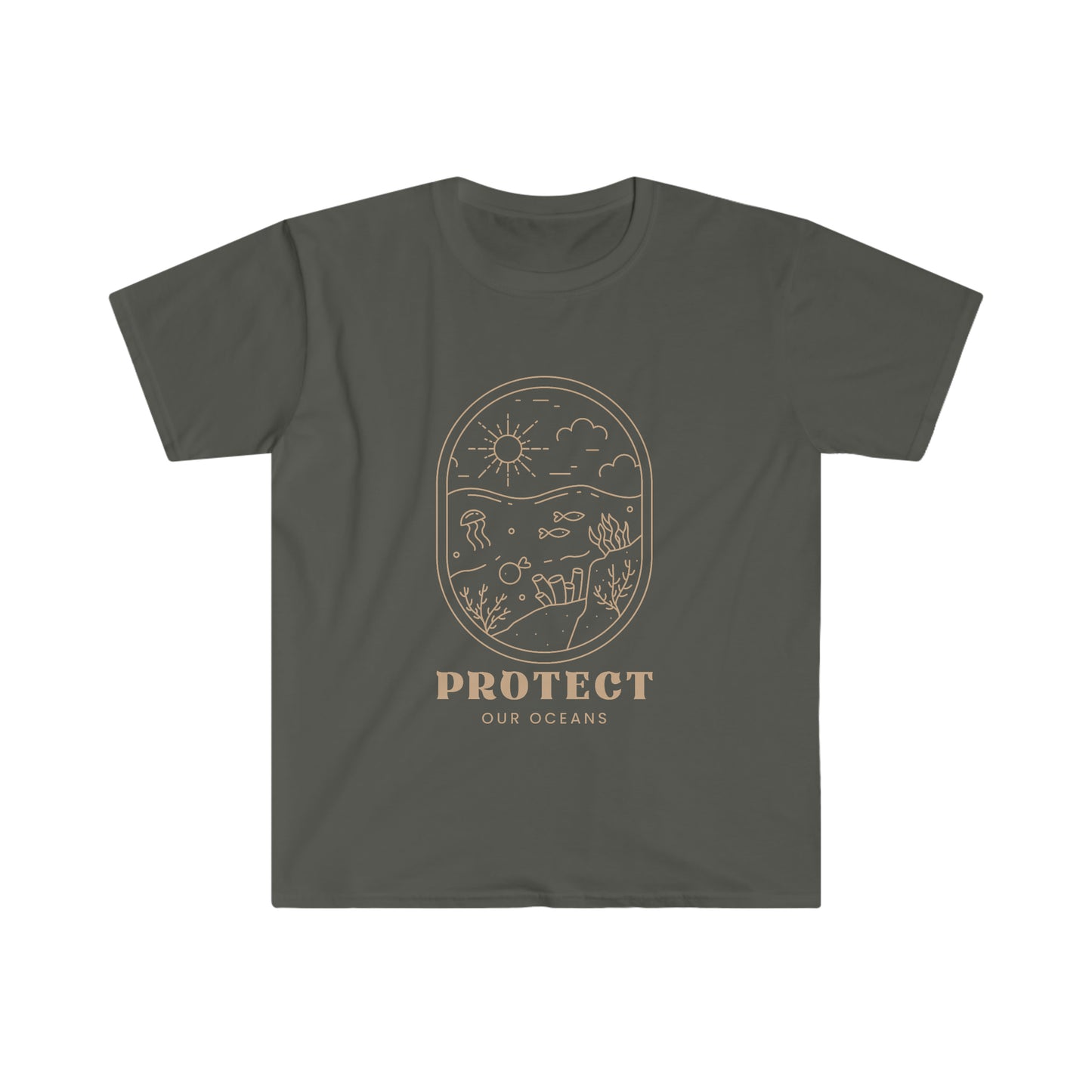 Protect Our Oceans Unisex Softstyle T-Shirt
