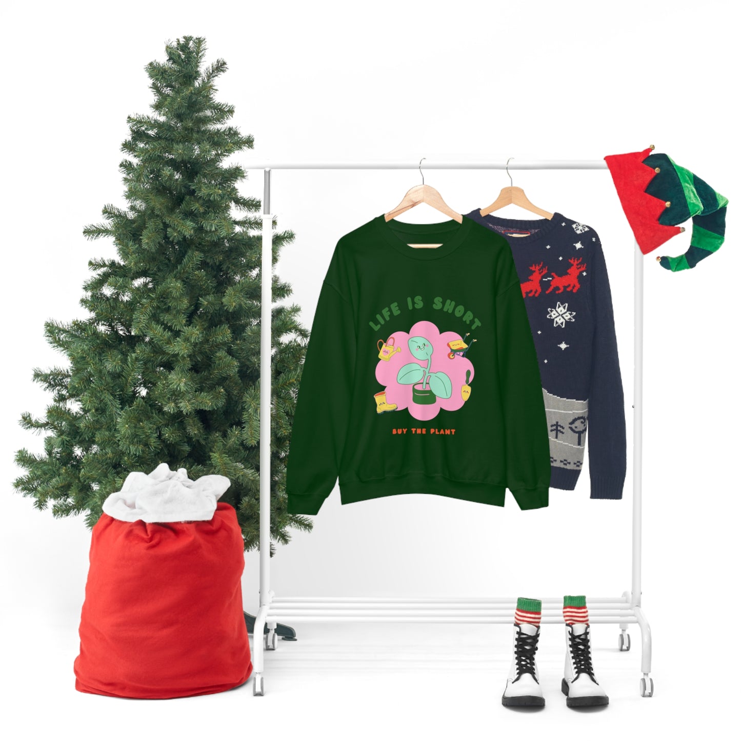 Life Is Short Unisex Crewneck