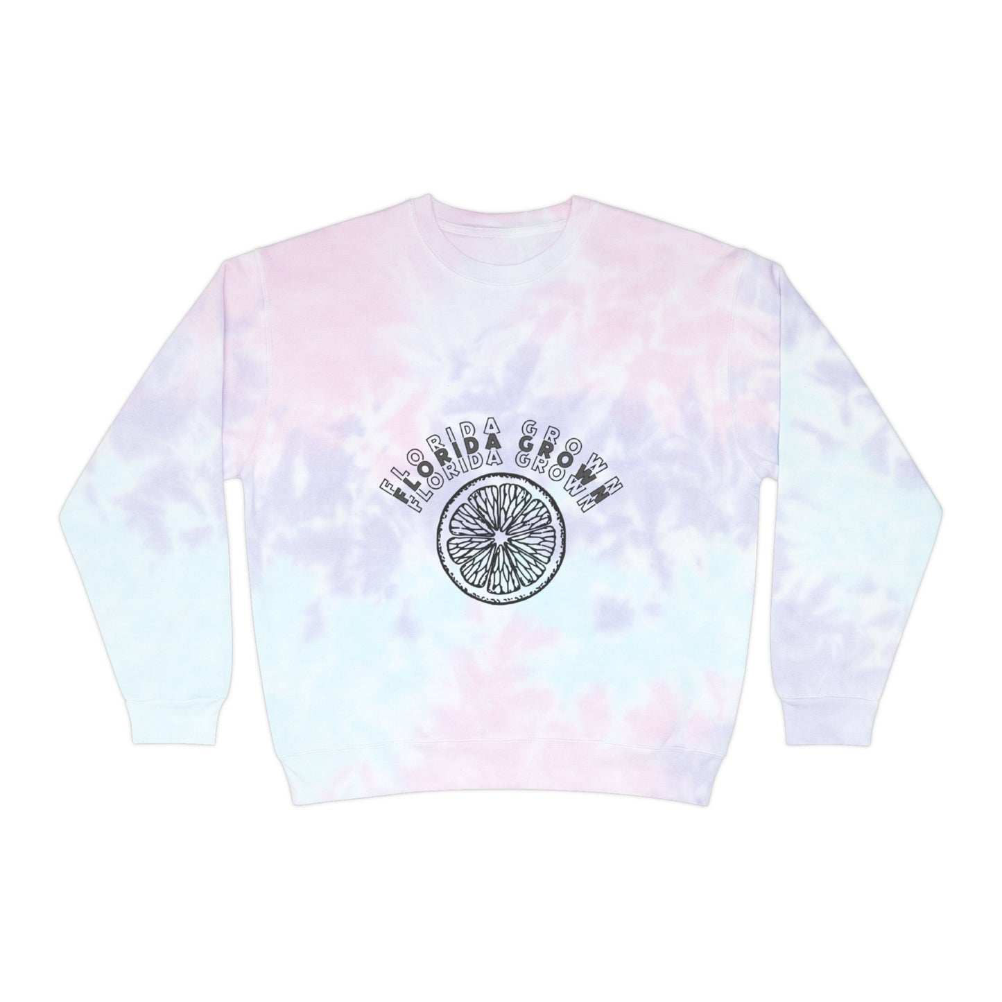 Florida Grown Unisex Tie-Dye Crewneck