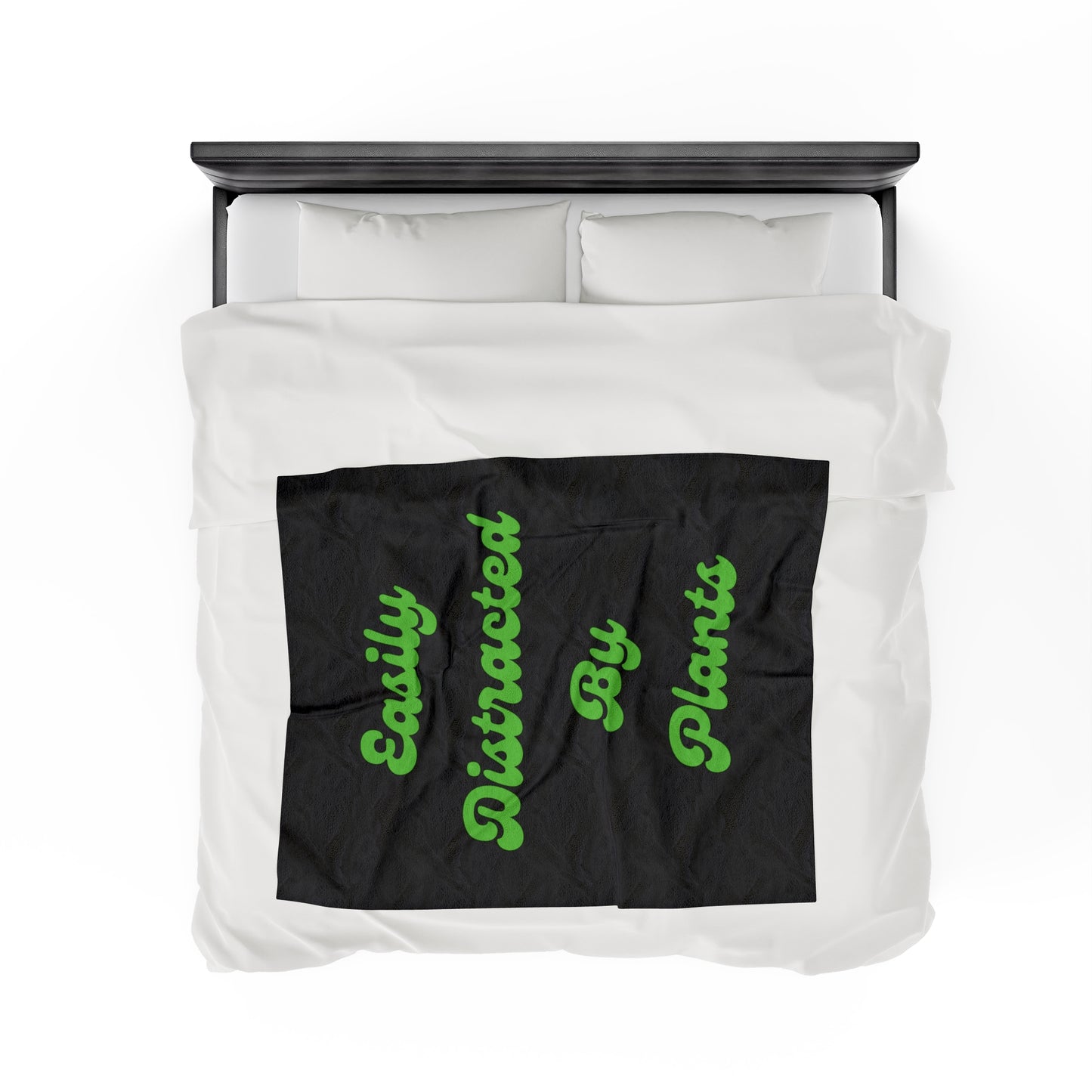 Distracted Velveteen Plush Blanket