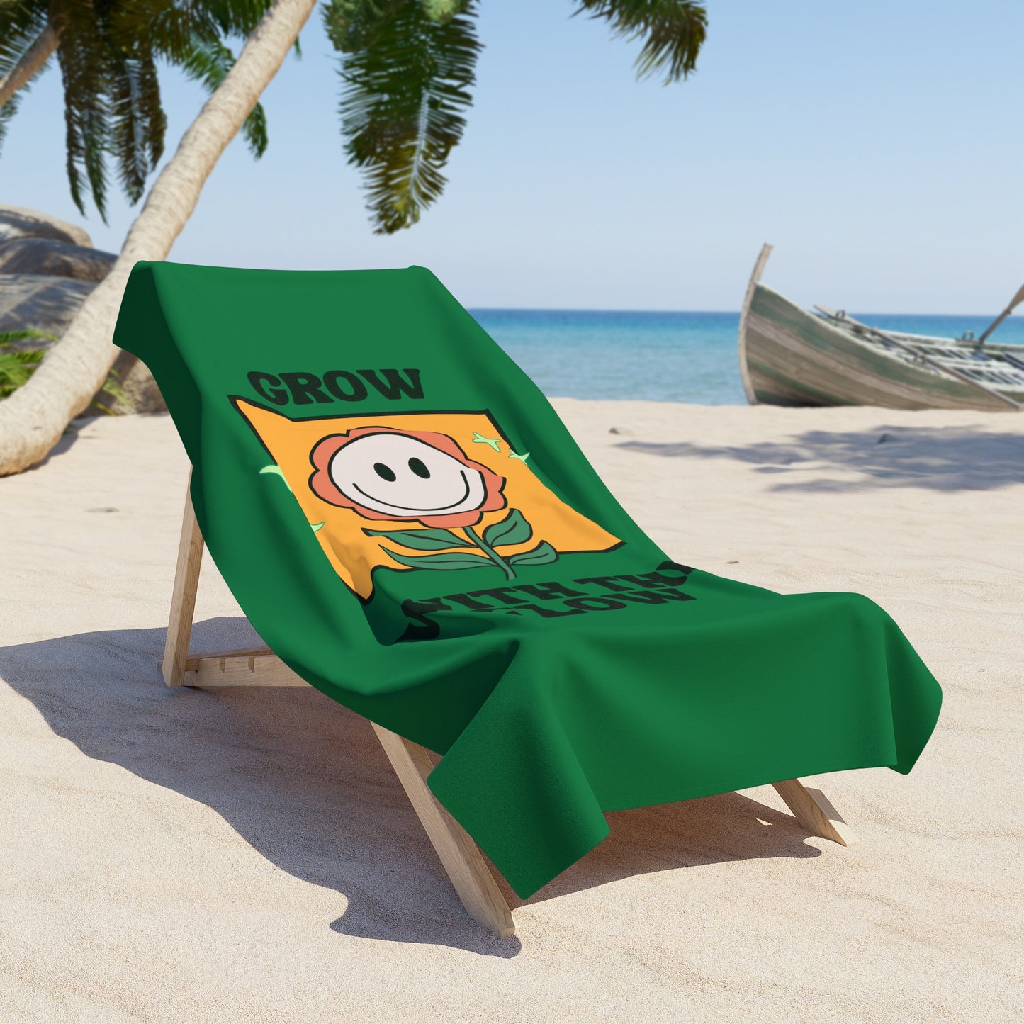 Flow Beach Towel