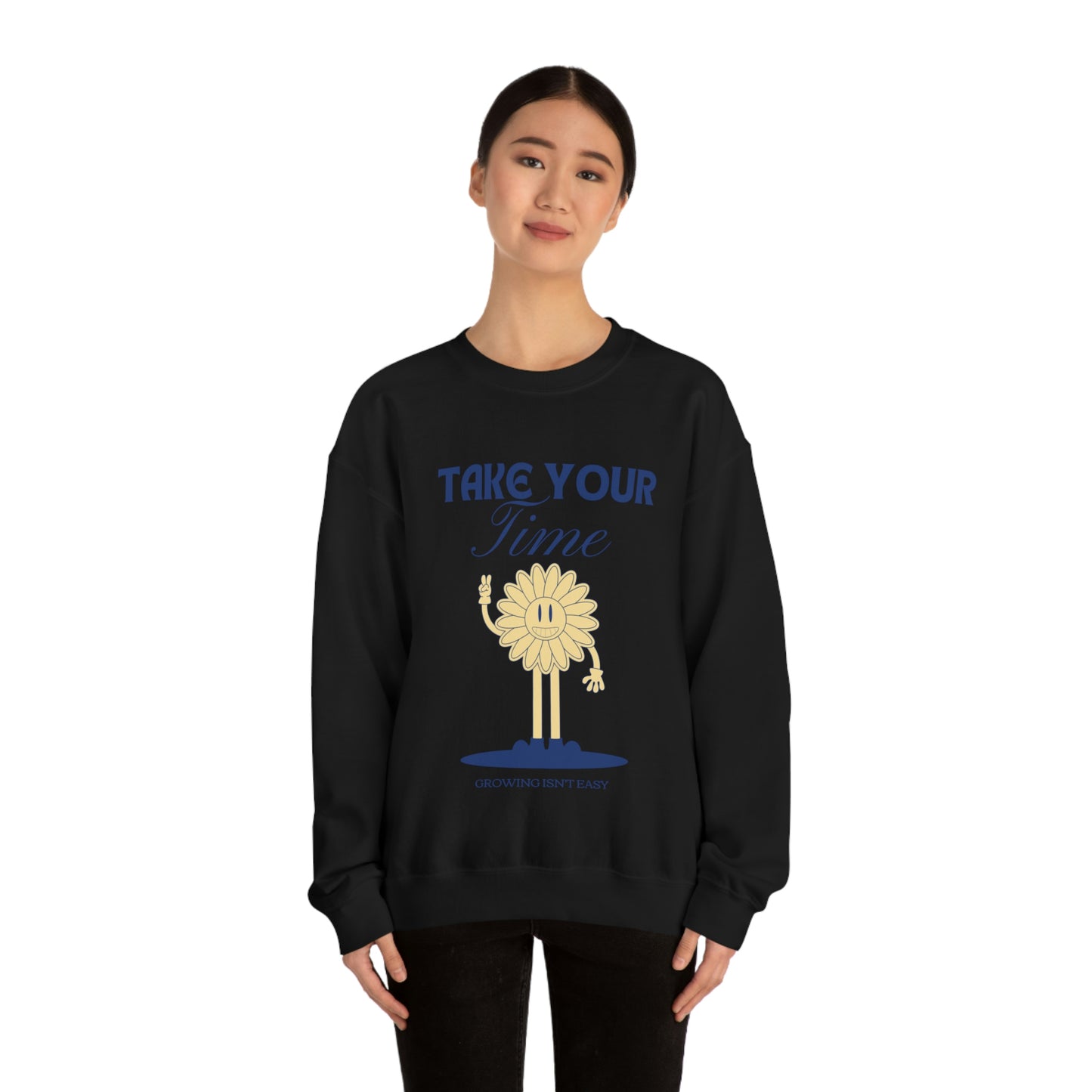 Growing Isn't Easy Unisex Crewneck