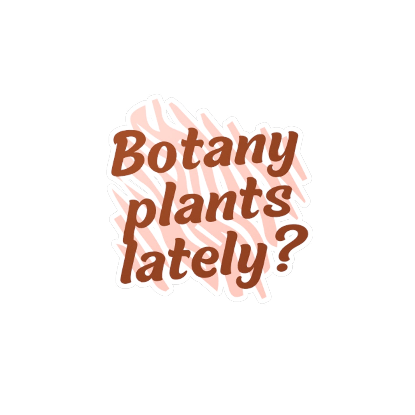Botany Vinyl Decals