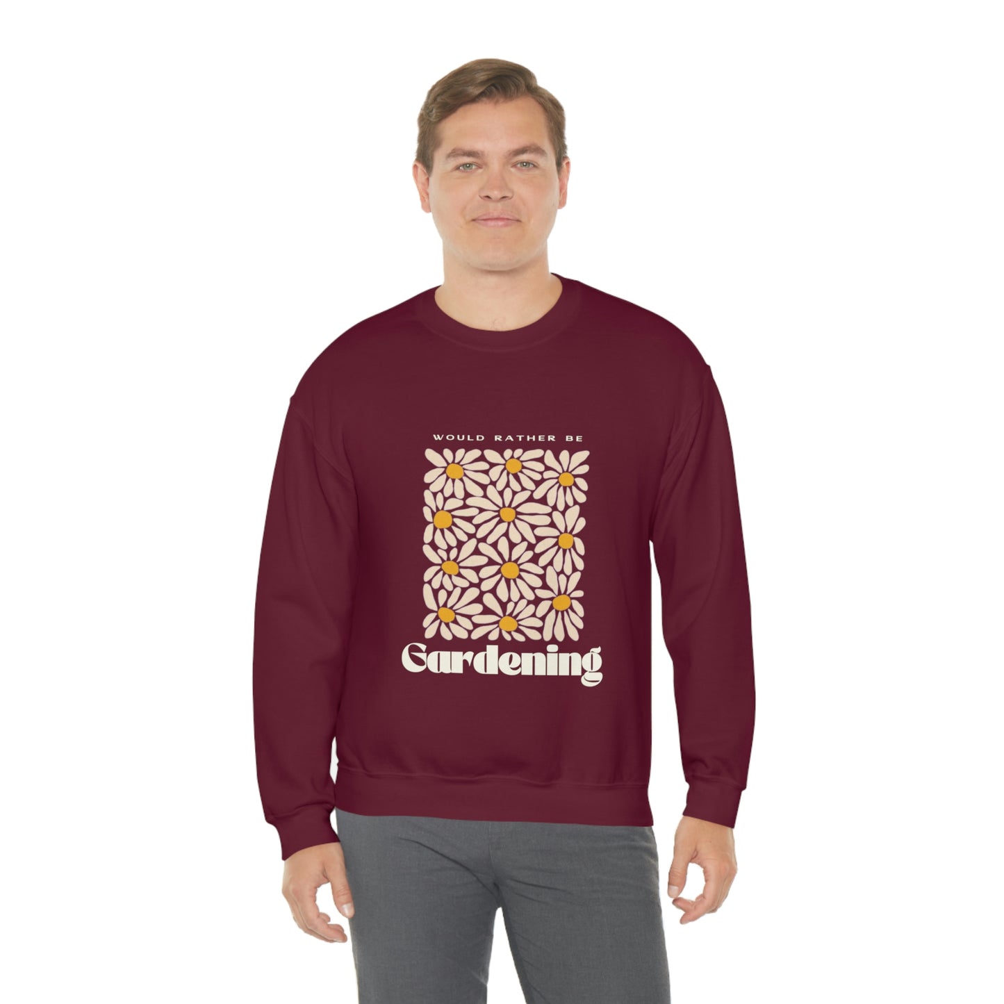 Would Rather Be Gardening Unisex Crewneck