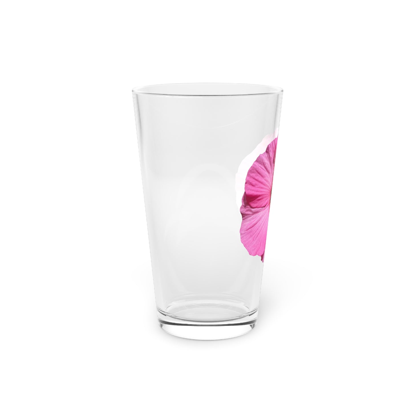 Hibiscus Pint Glass