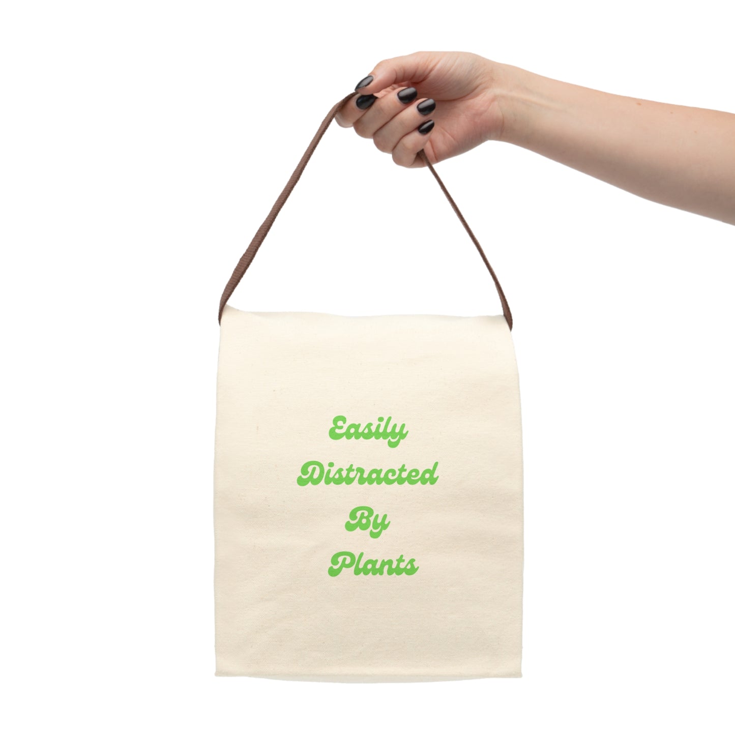 Distracted Canvas Lunch Bag