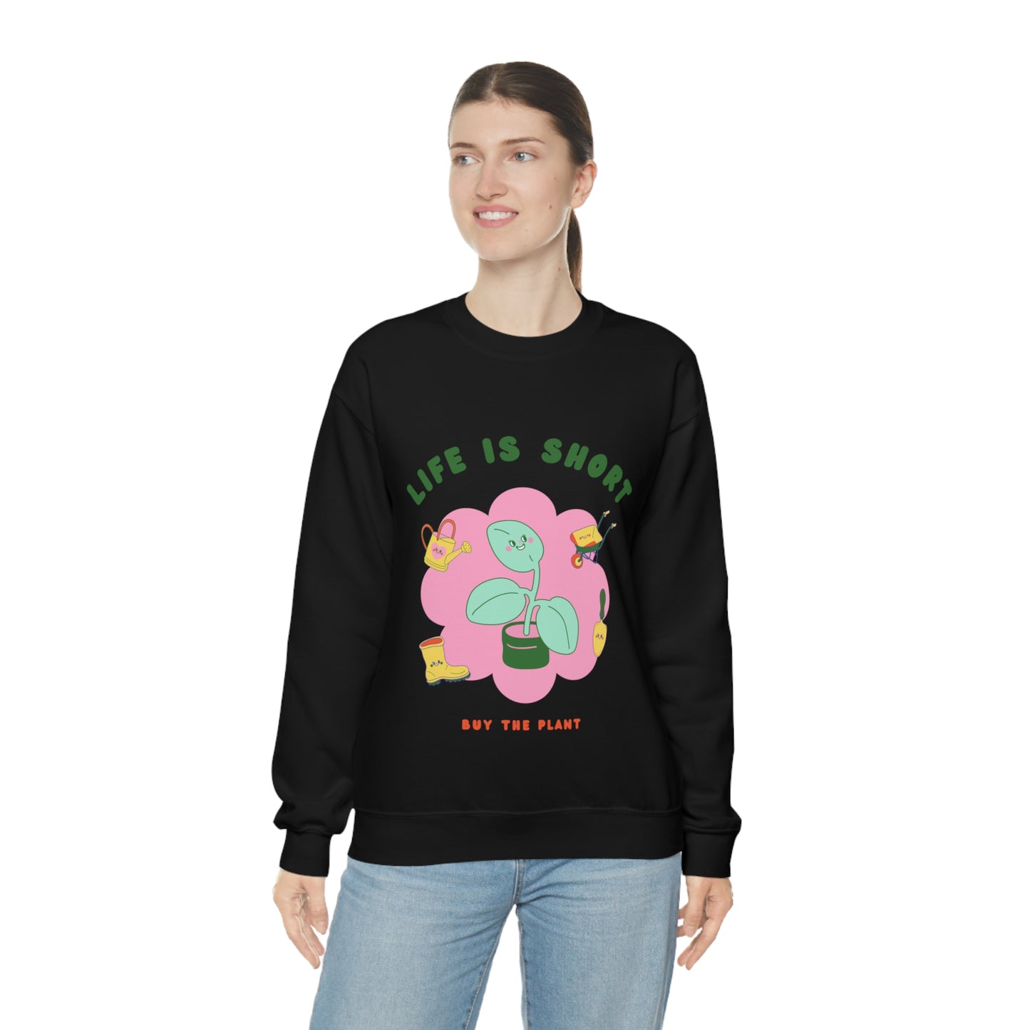Life Is Short Unisex Crewneck