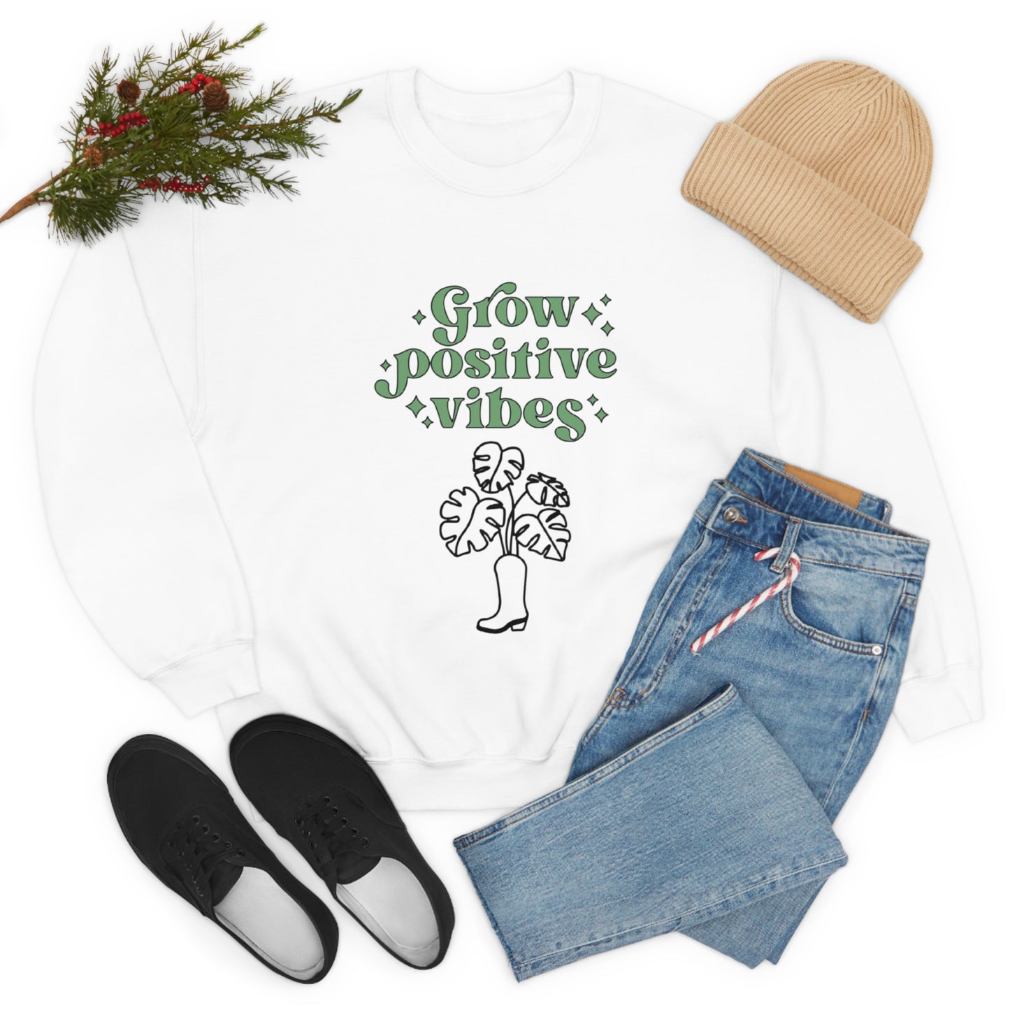 Grow Positive Unisex Crewneck