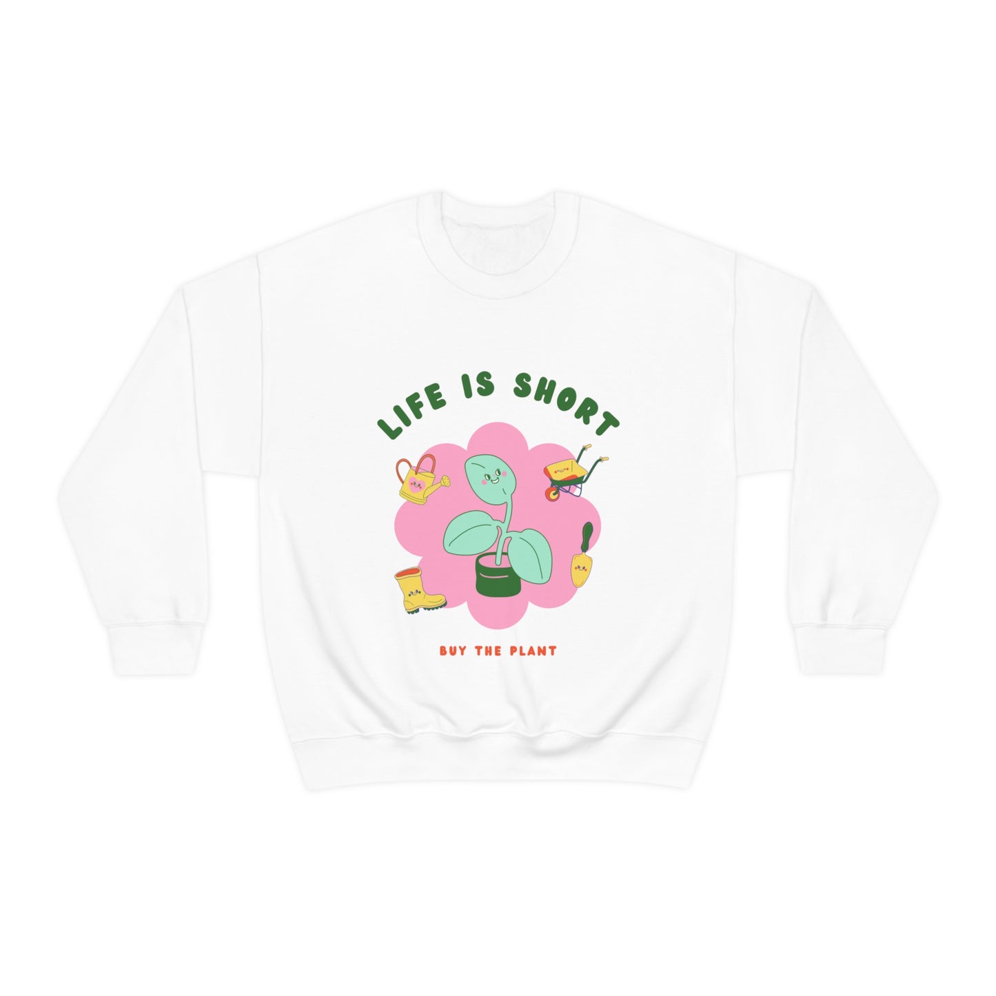 Life Is Short Unisex Crewneck