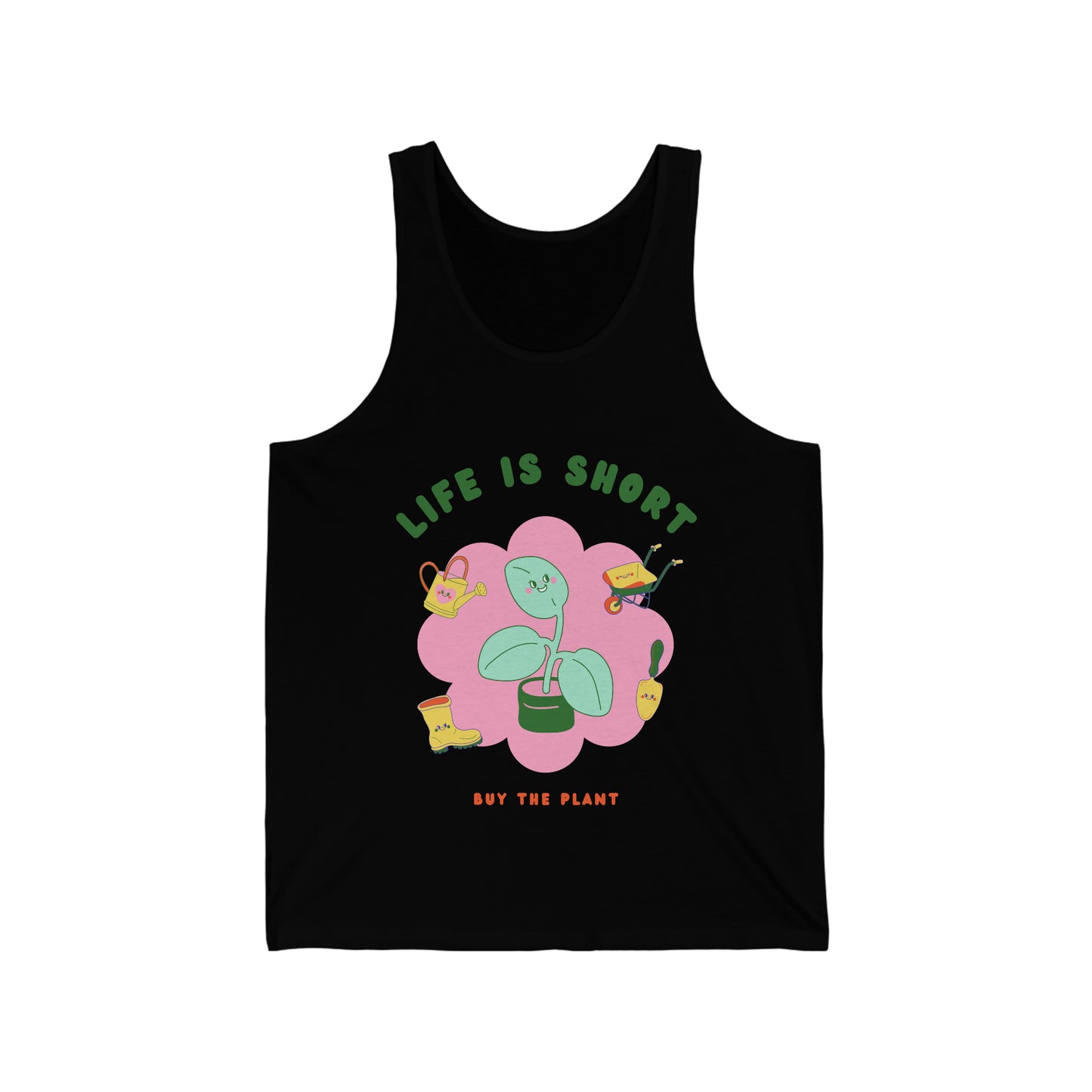 Life Is Short Unisex Jersey Tank
