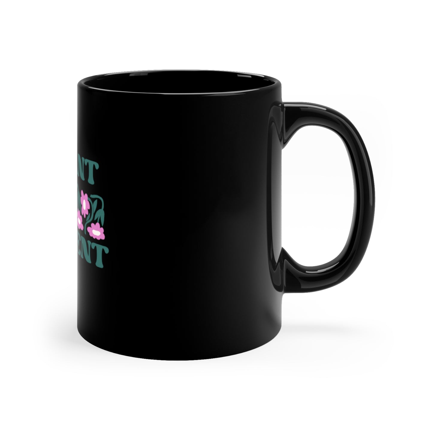 Plant Parent Black Mug