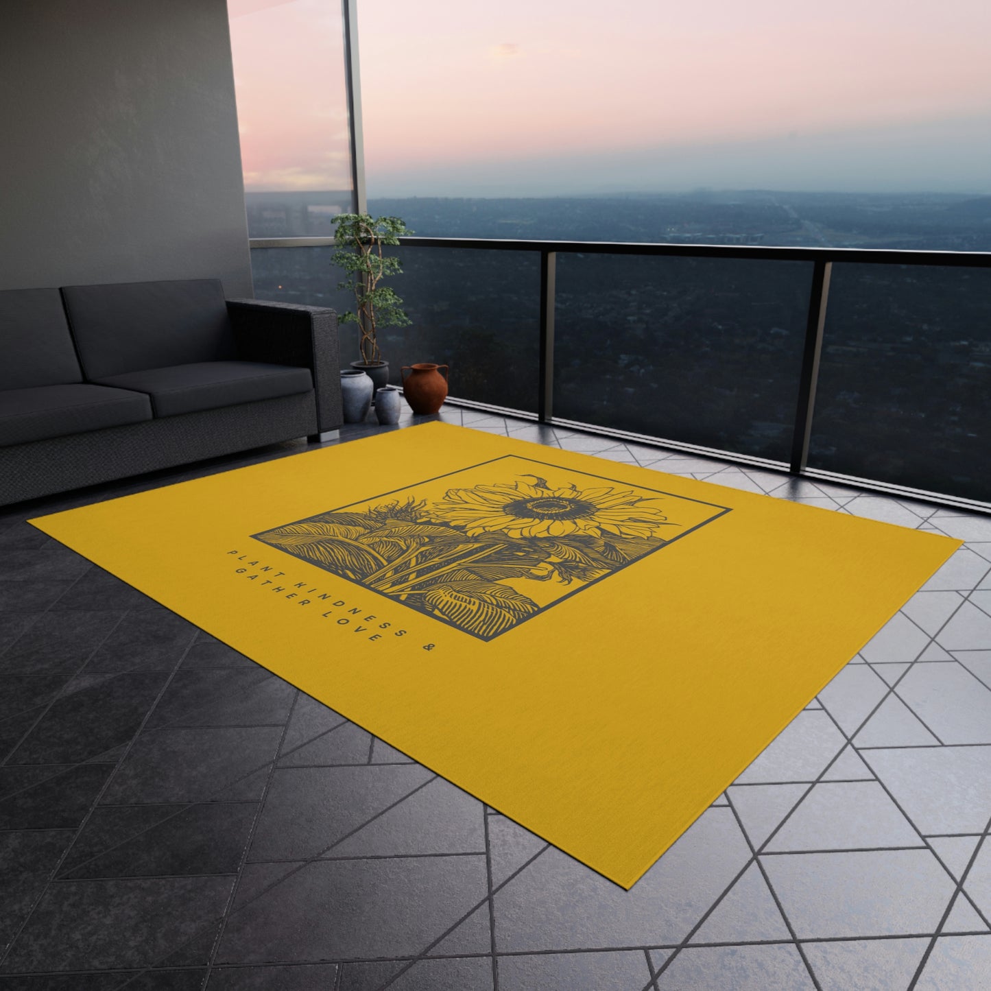 Plant Kindness Outdoor Rug