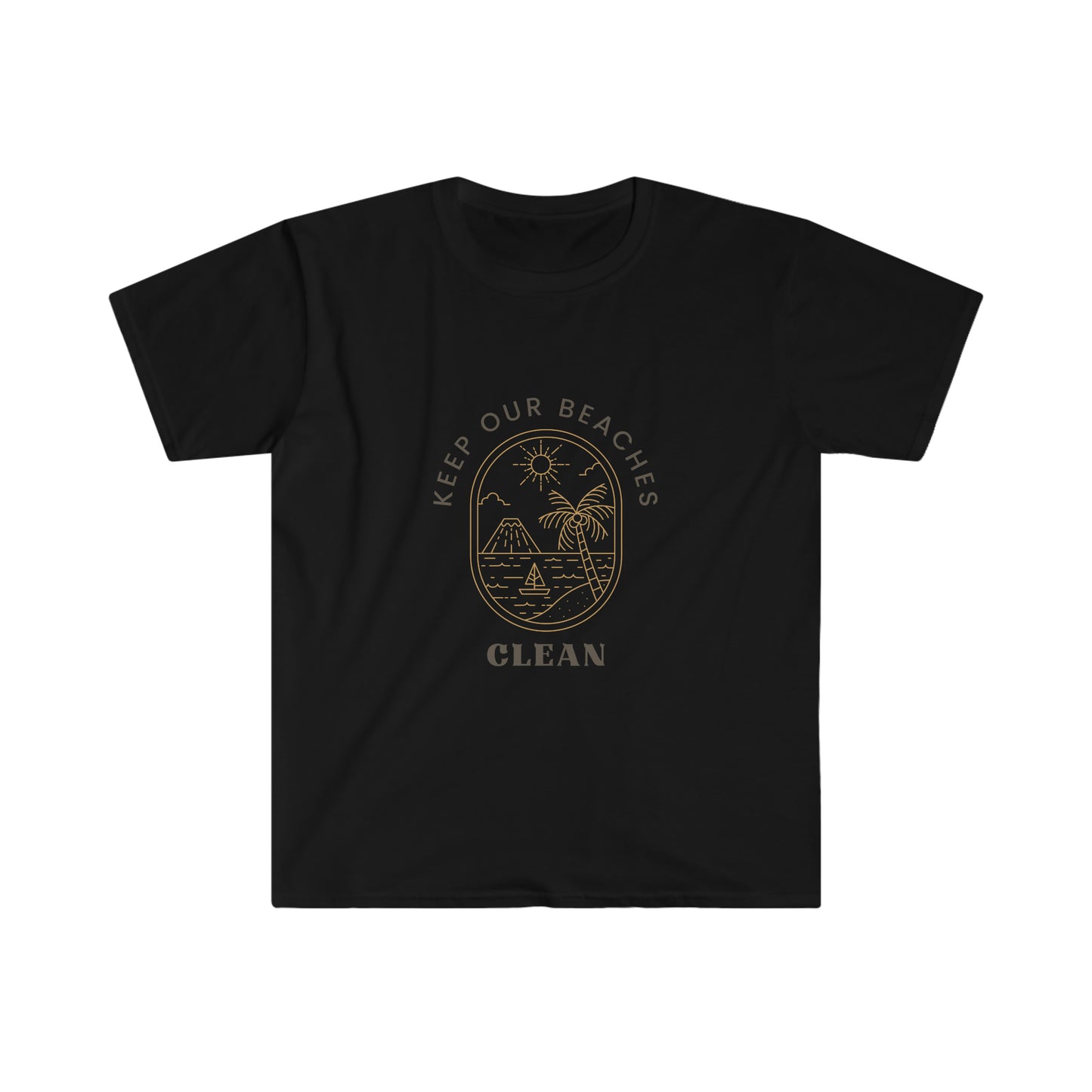 Clean Beaches Unisex Softstyle T-Shirt