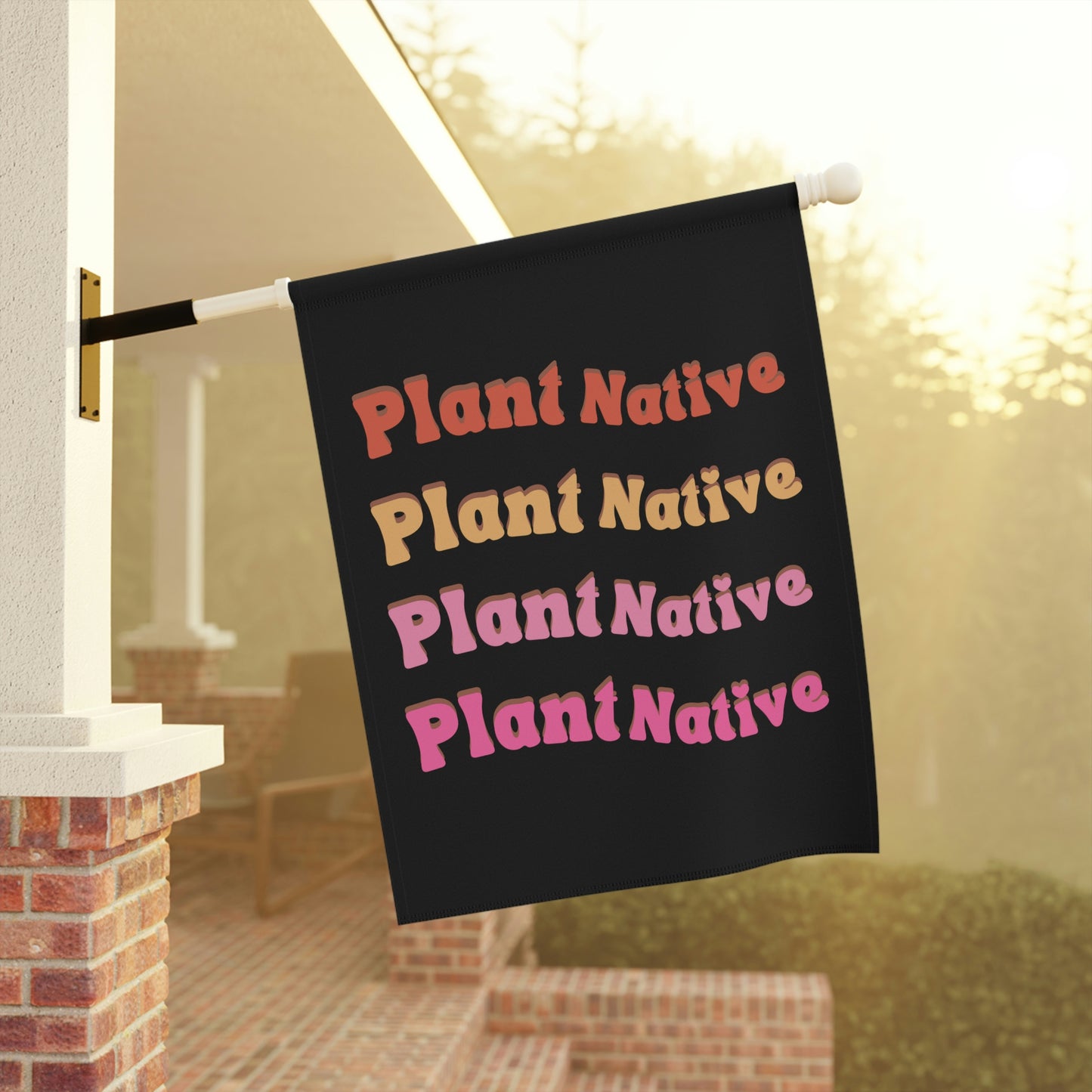 Plant Native Garden & House Banner