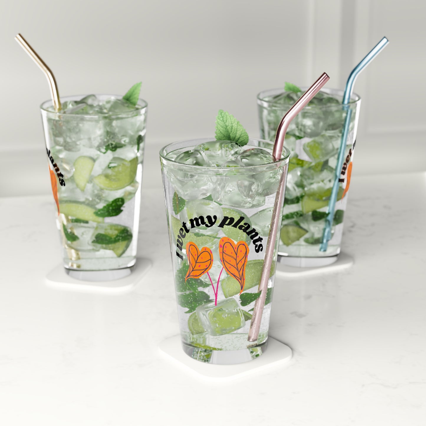 I Wet My Plants Pint Glass