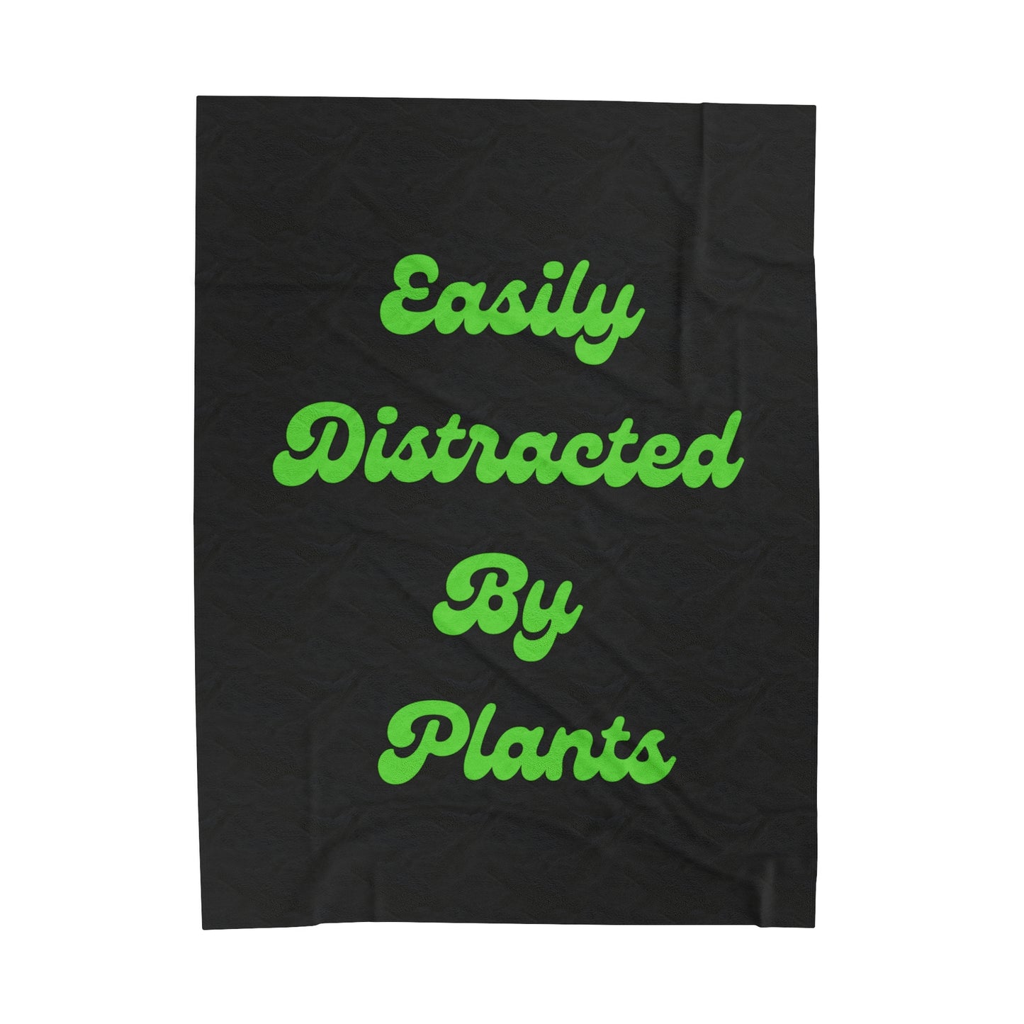 Distracted Velveteen Plush Blanket