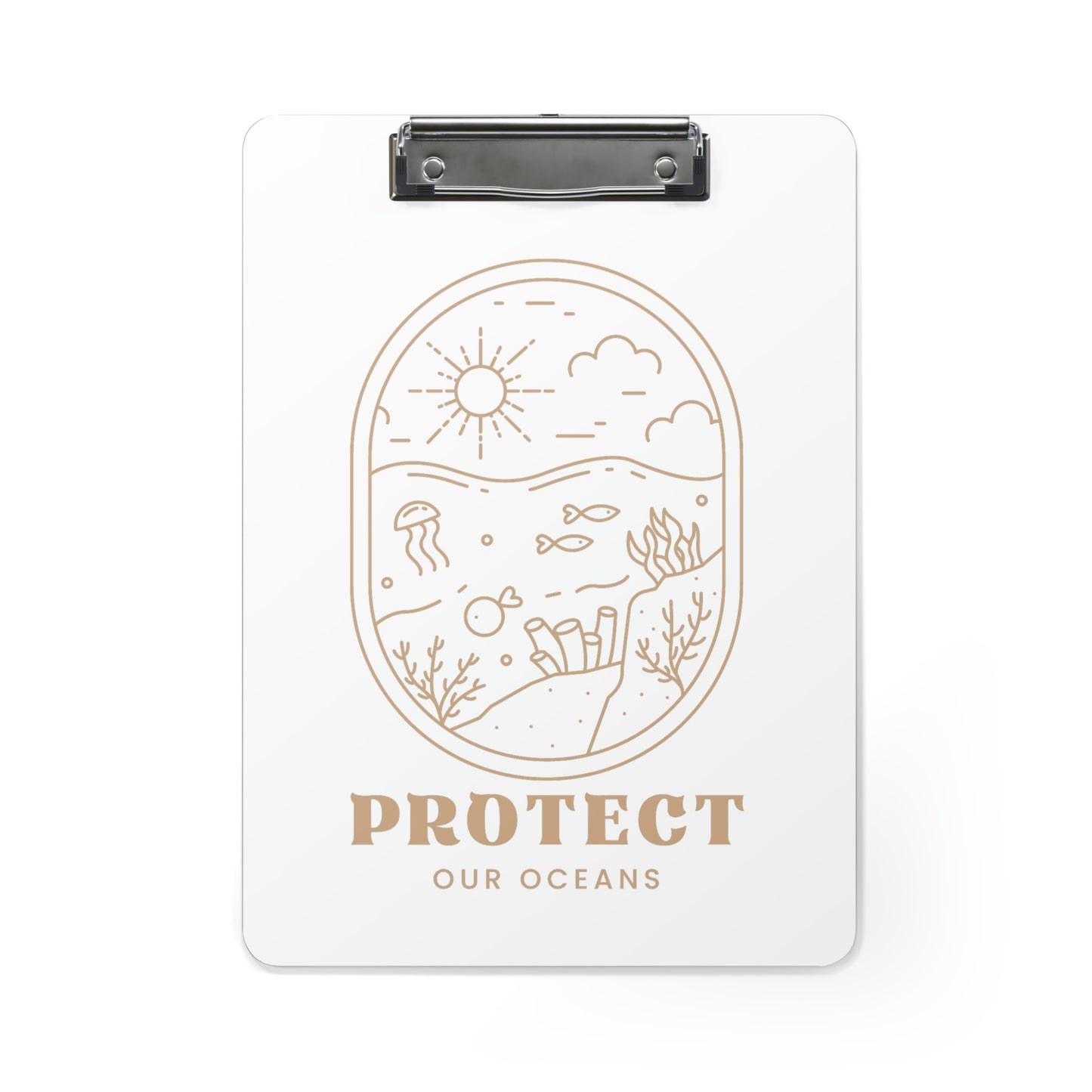 Protect Our Oceans Clipboard