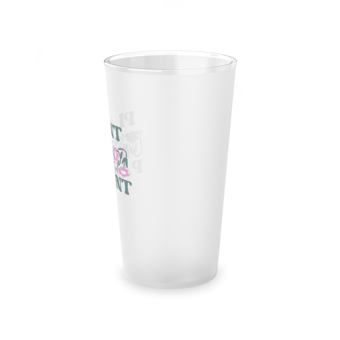 Plant ParentFrosted Pint Glass
