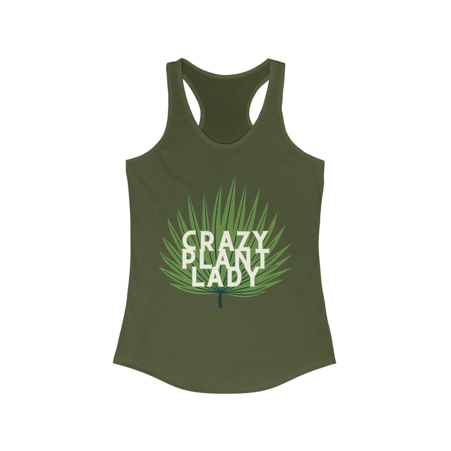 Crazy Plant Lady Women's Racerback Tank