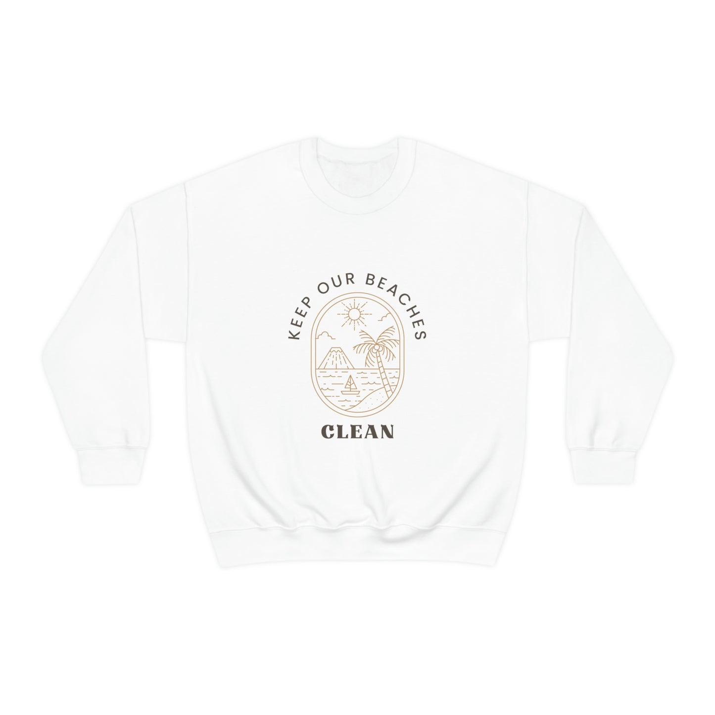 Clean Beaches Unisex Crewneck