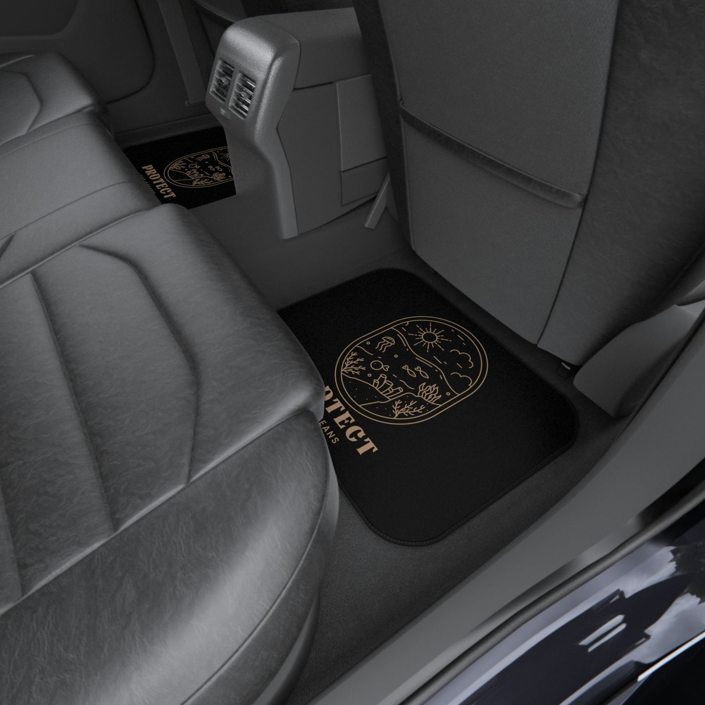 Protect Our Oceans Car Mats (2x Rear)