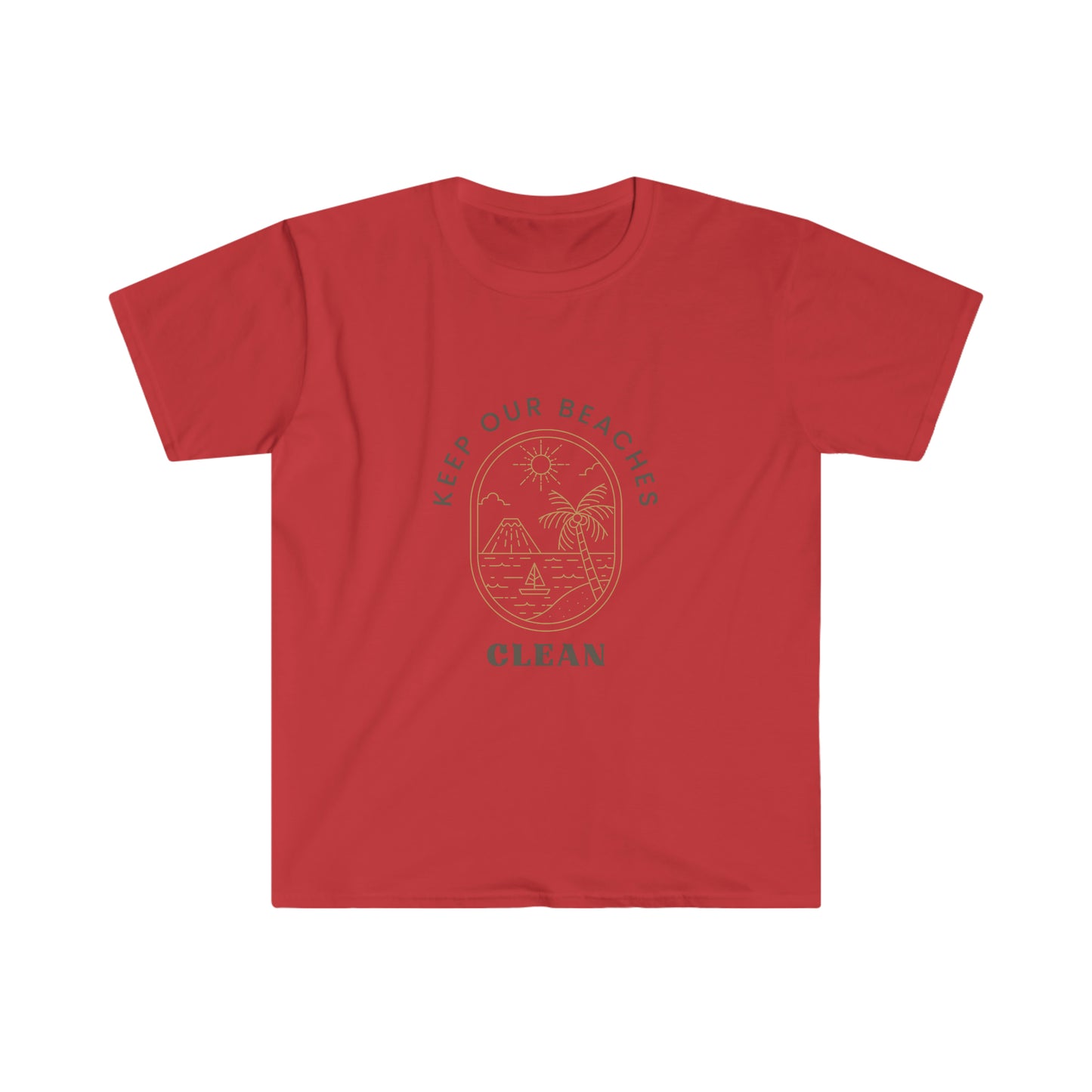 Clean Beaches Unisex Softstyle T-Shirt