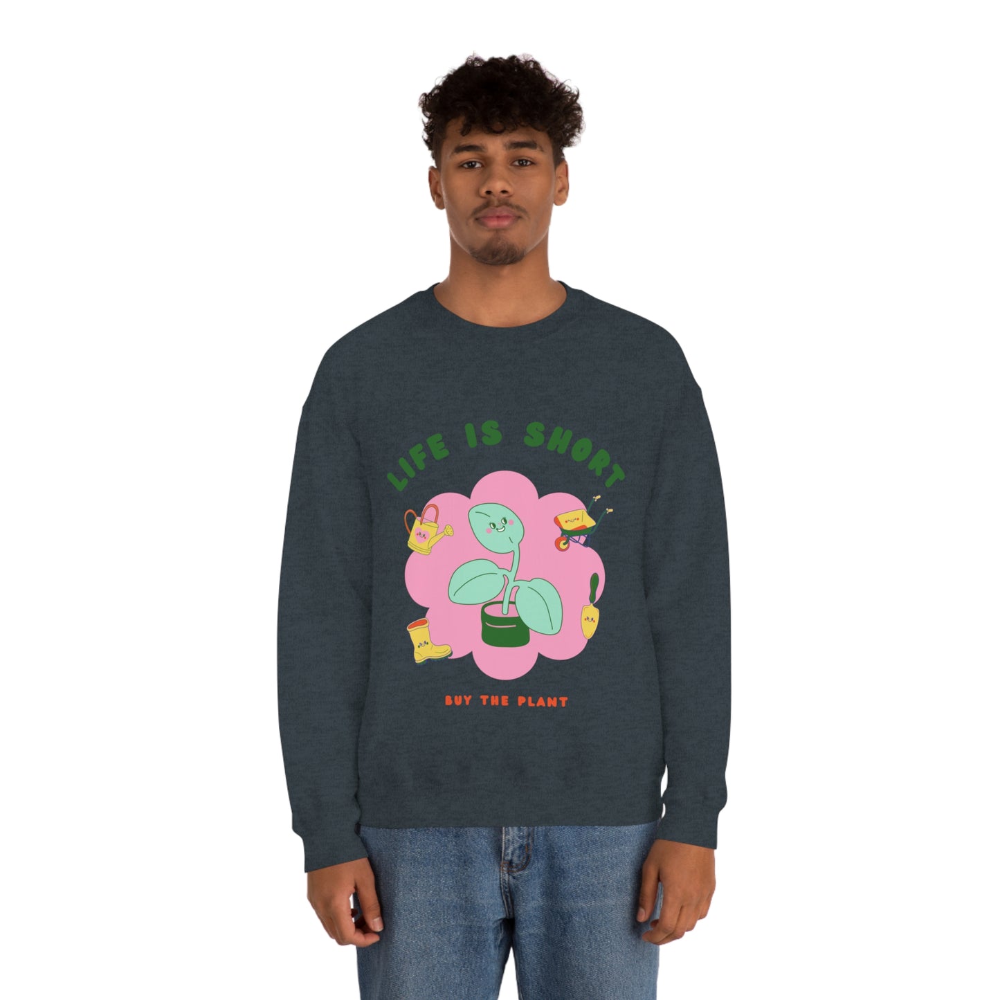 Life Is Short Unisex Crewneck