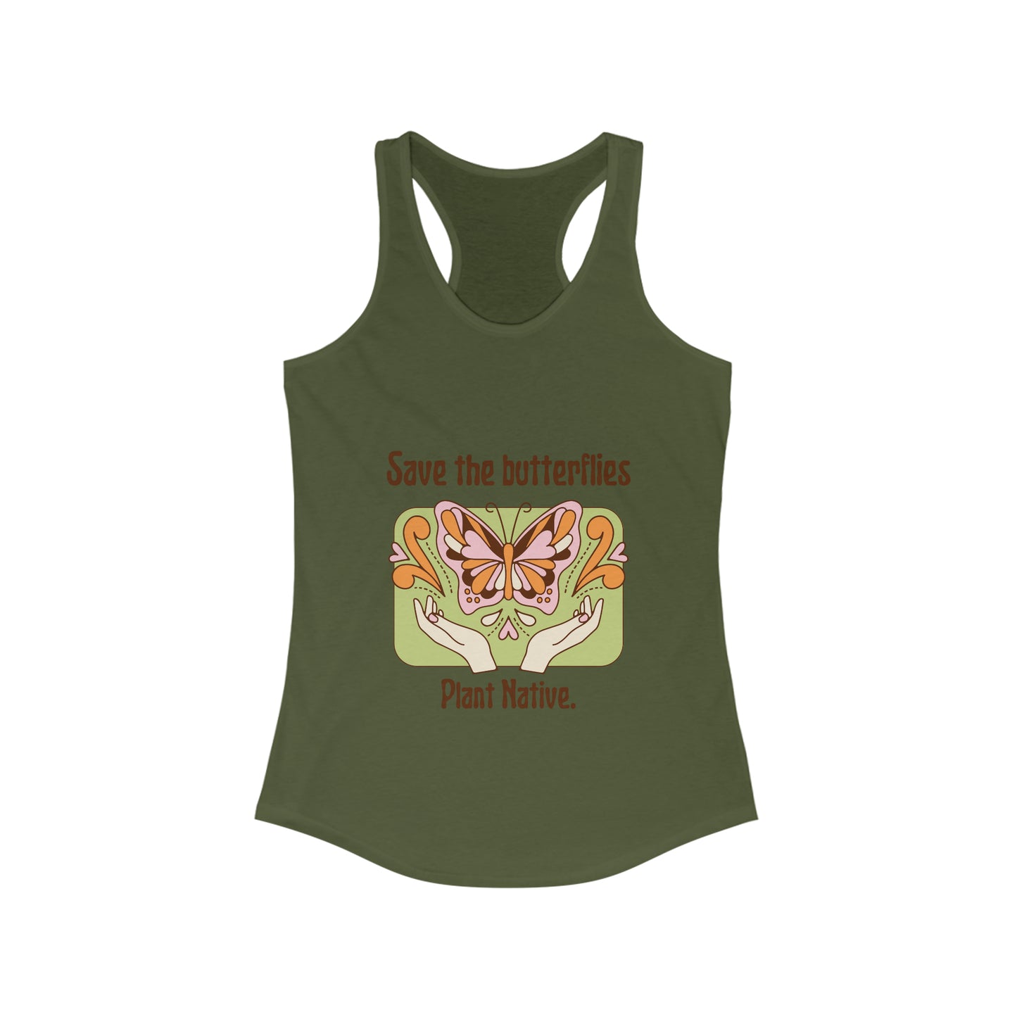 Plant Native Women's Racerback Tank