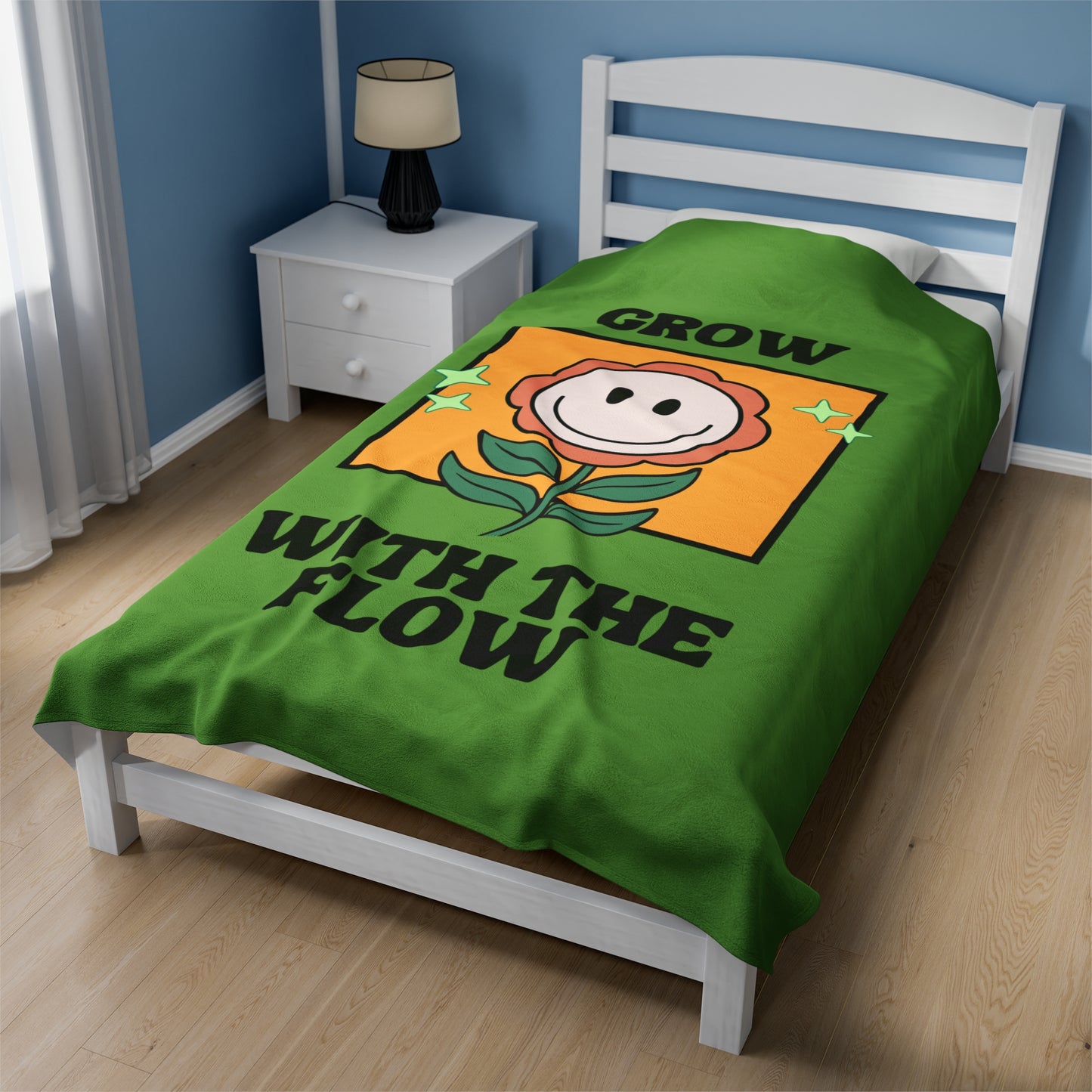 Flow Velveteen Plush Blanket