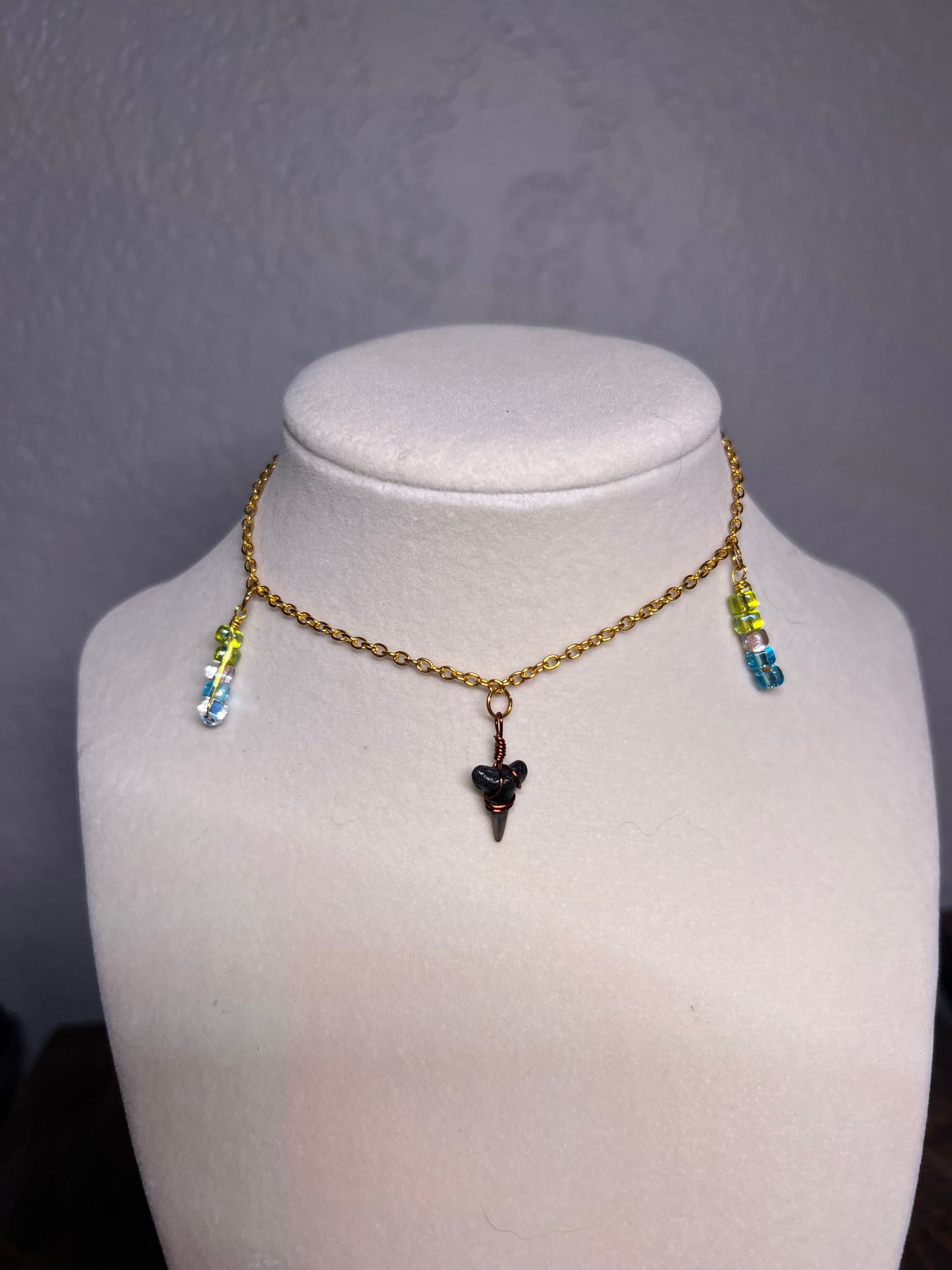 Sharks tooth anklet