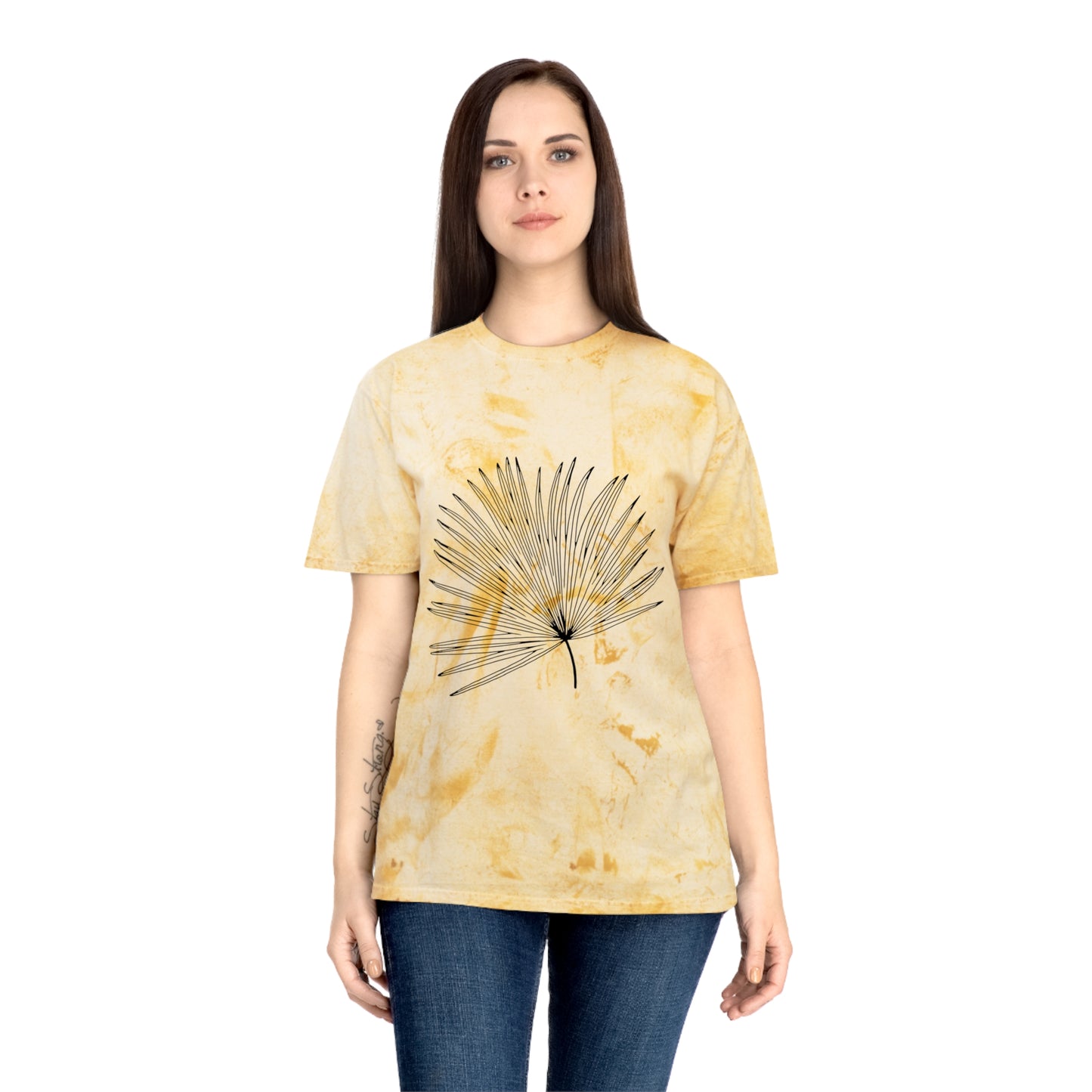 Palm Leaf Unisex Color Blast T-Shirt