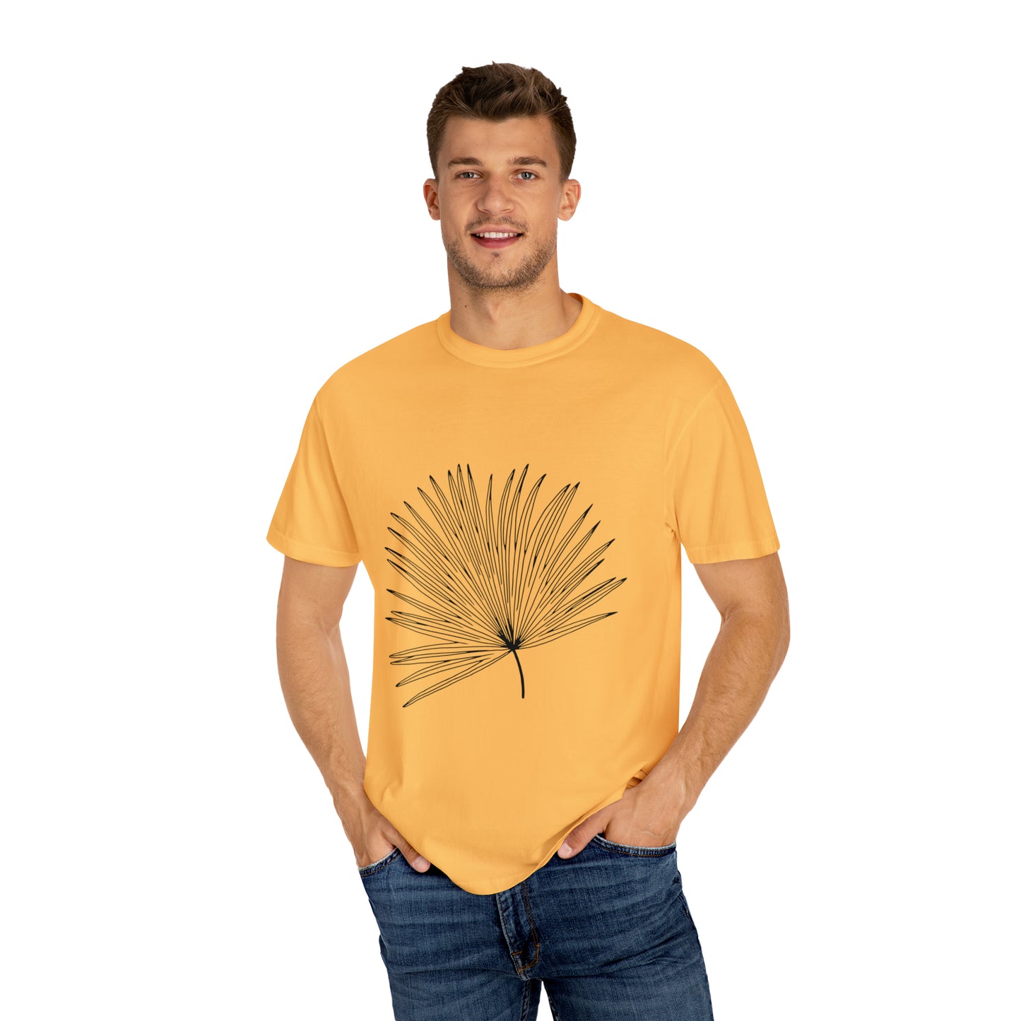 Palm Leaf Unisex Garment-Dyed T-shirt