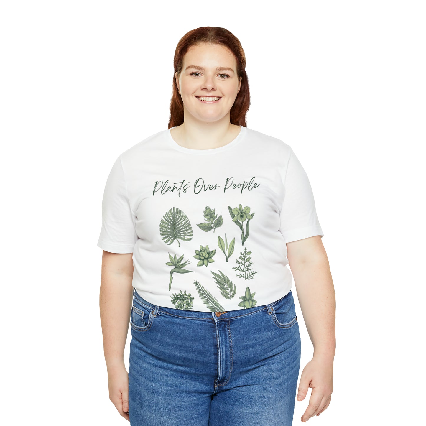 Plants Over People Unisex Jersey Short Sleeve Tee